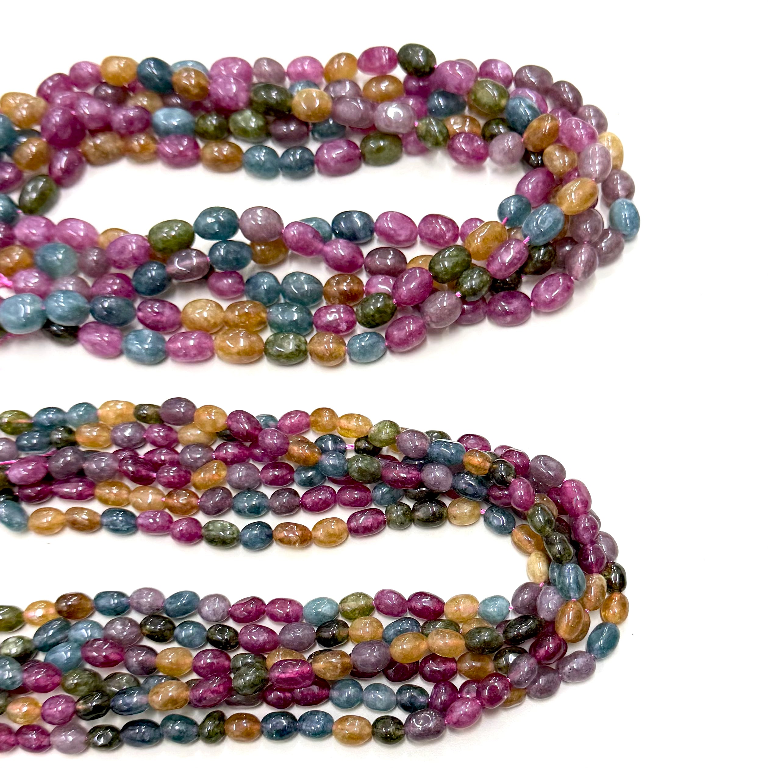 PIEDRA OVALADA LISA | JADE TURMALINA