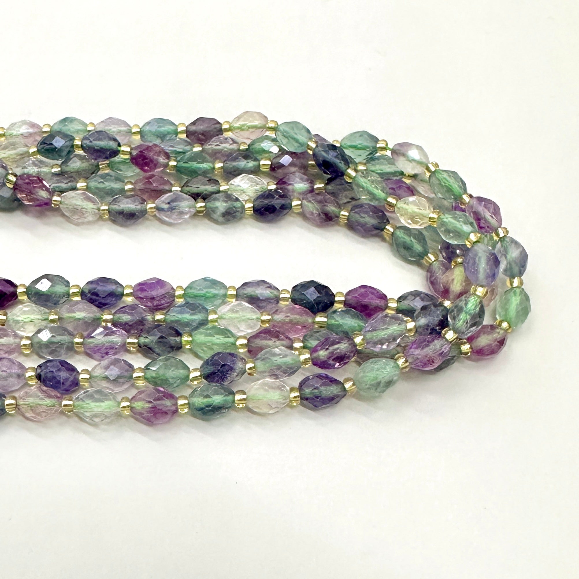 PIEDRA OVALADA FACETADA | FLUORITA