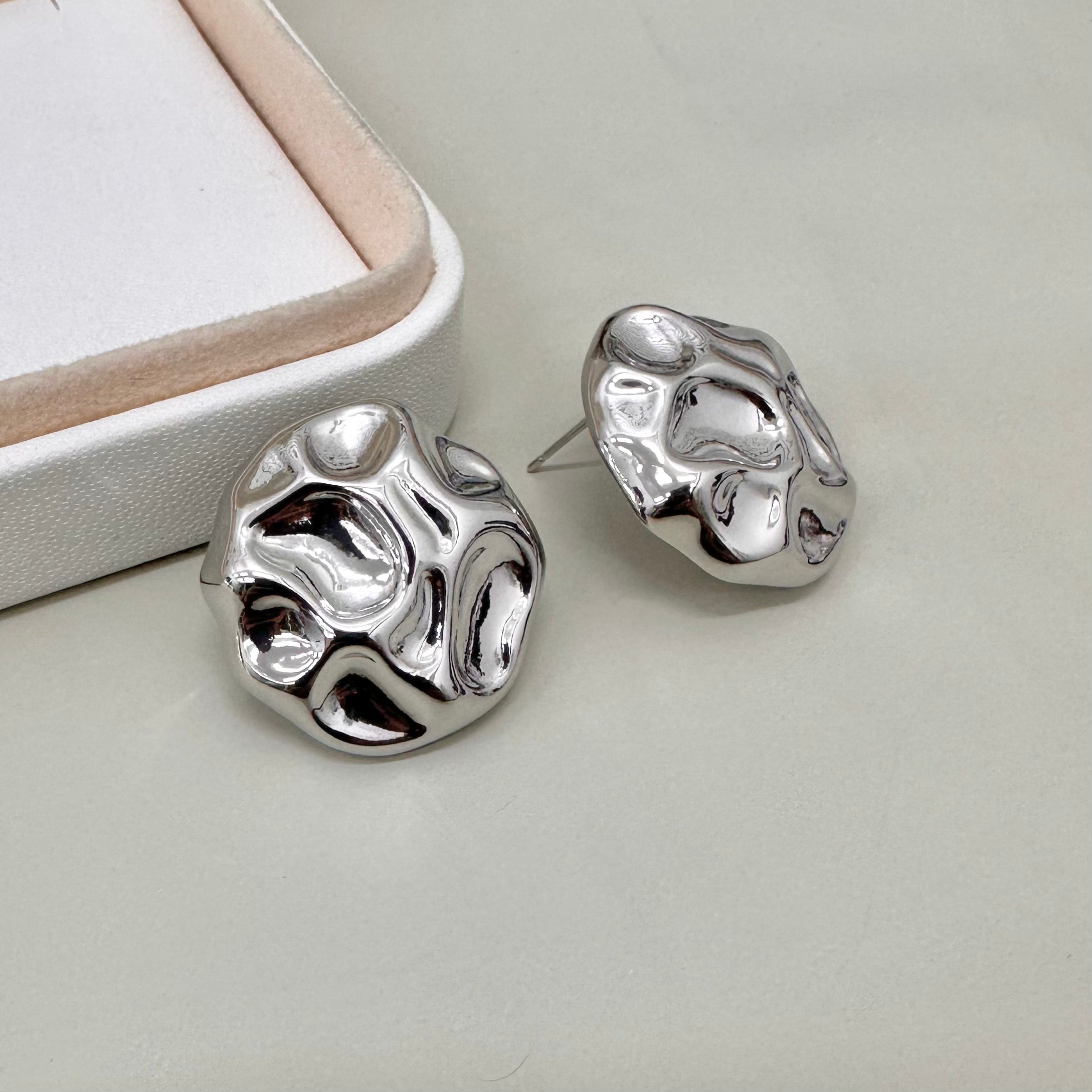 AROS BAÑO DE ORO | BOTONES RUGOSOS | 27MM