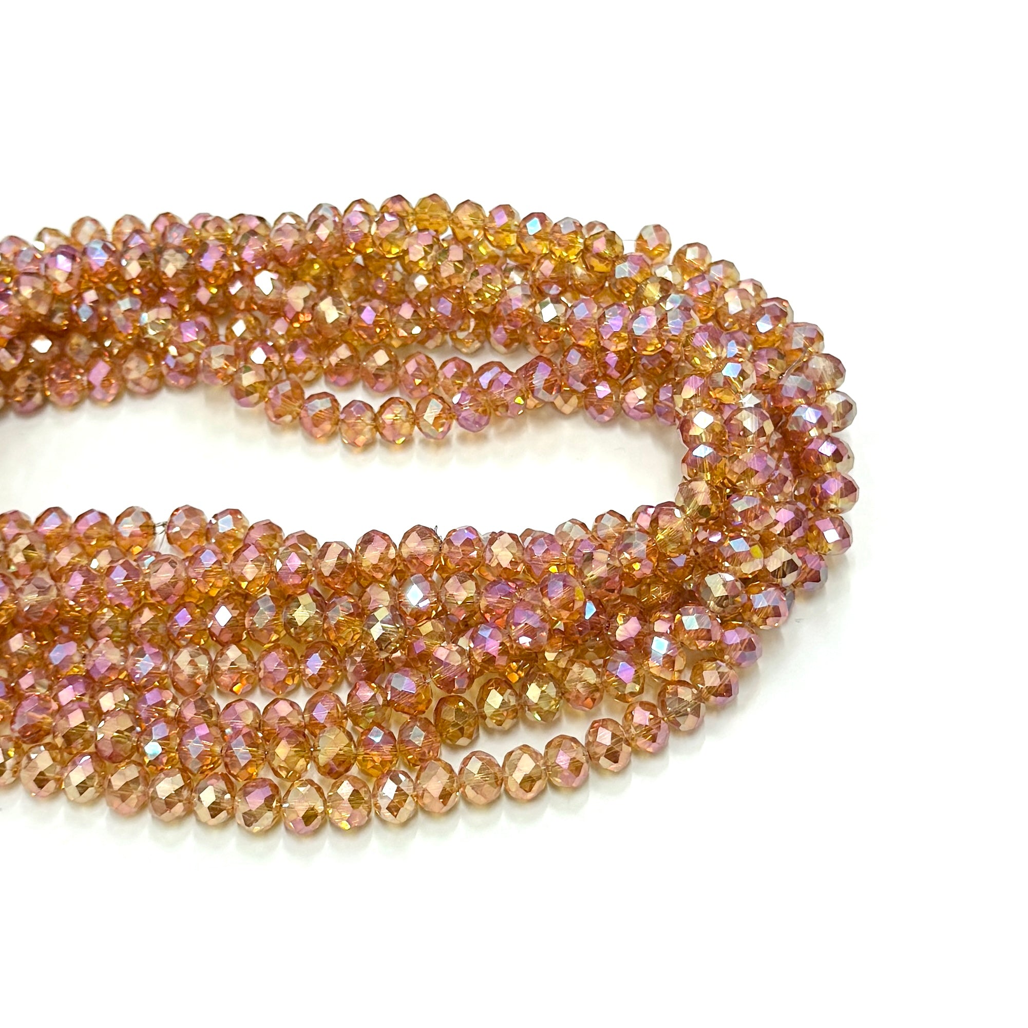 CRISTAL CHATO | NARANJA ROSE TRASLUCIDO TORNASOL