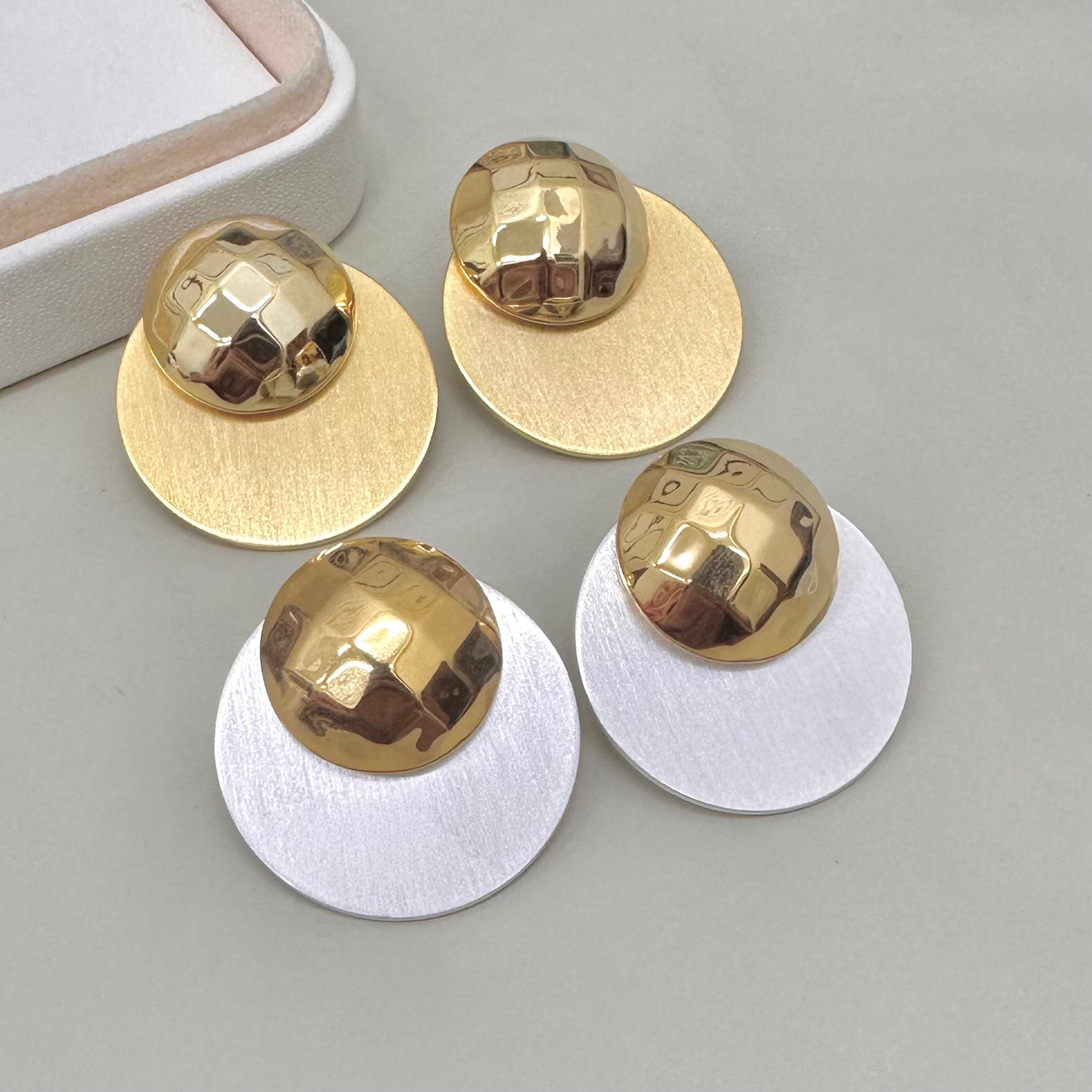 AROS BAÑO DE ORO | CIRCULARES | 40MM X 30 MM