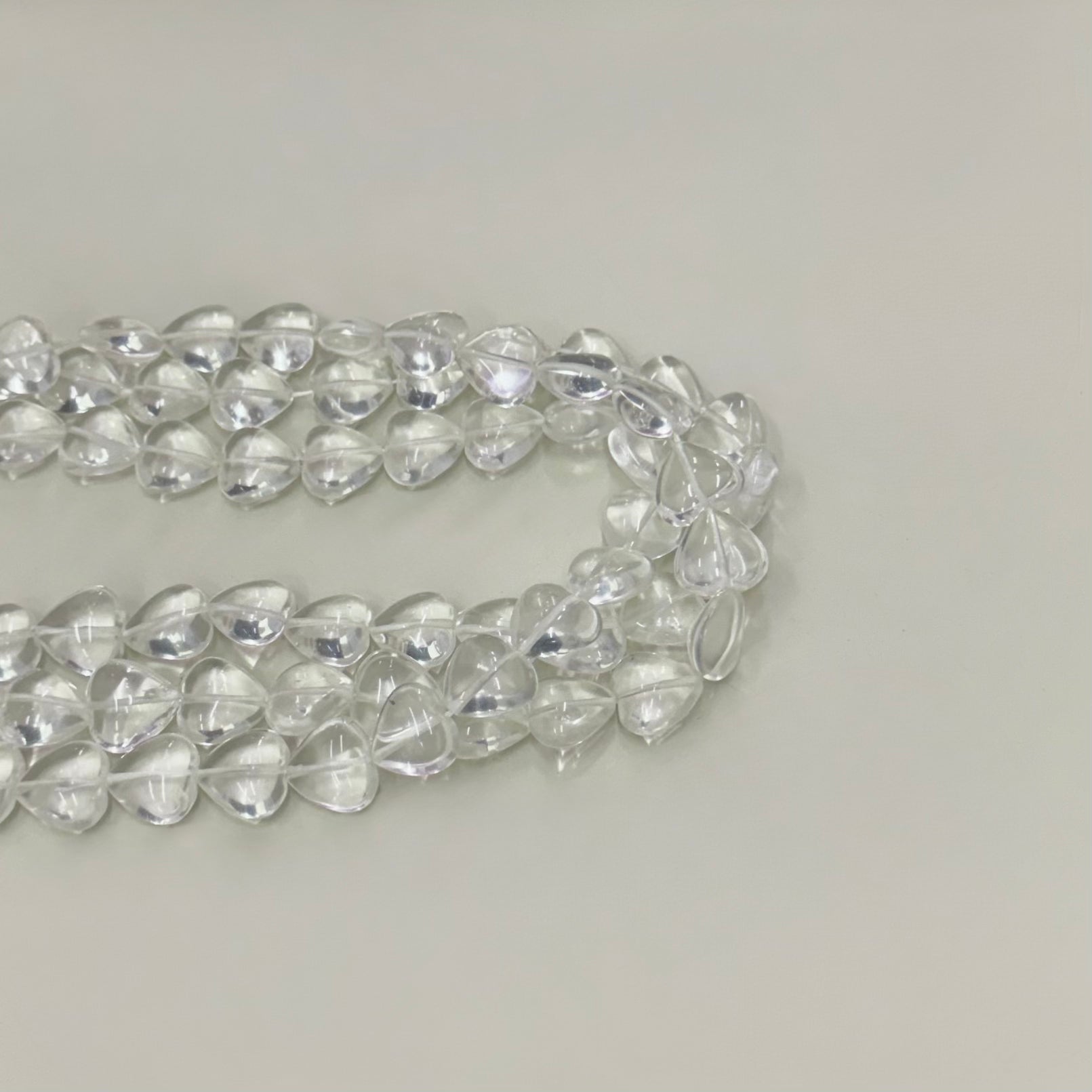CORAZON DE PIEDRA | CUARZO CRISTAL | 16MM