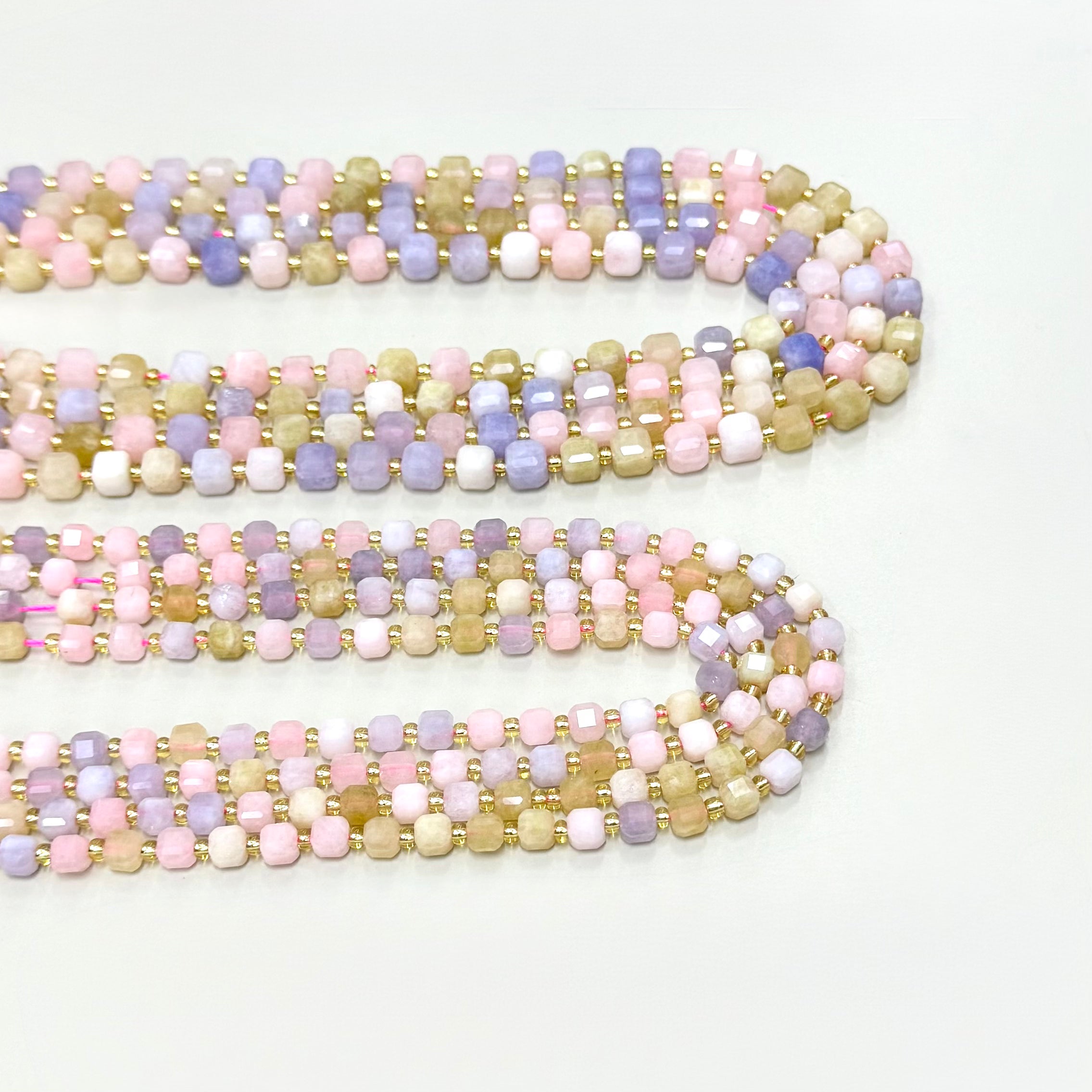 PIEDRA CUBO FACETADA | MORGANITA