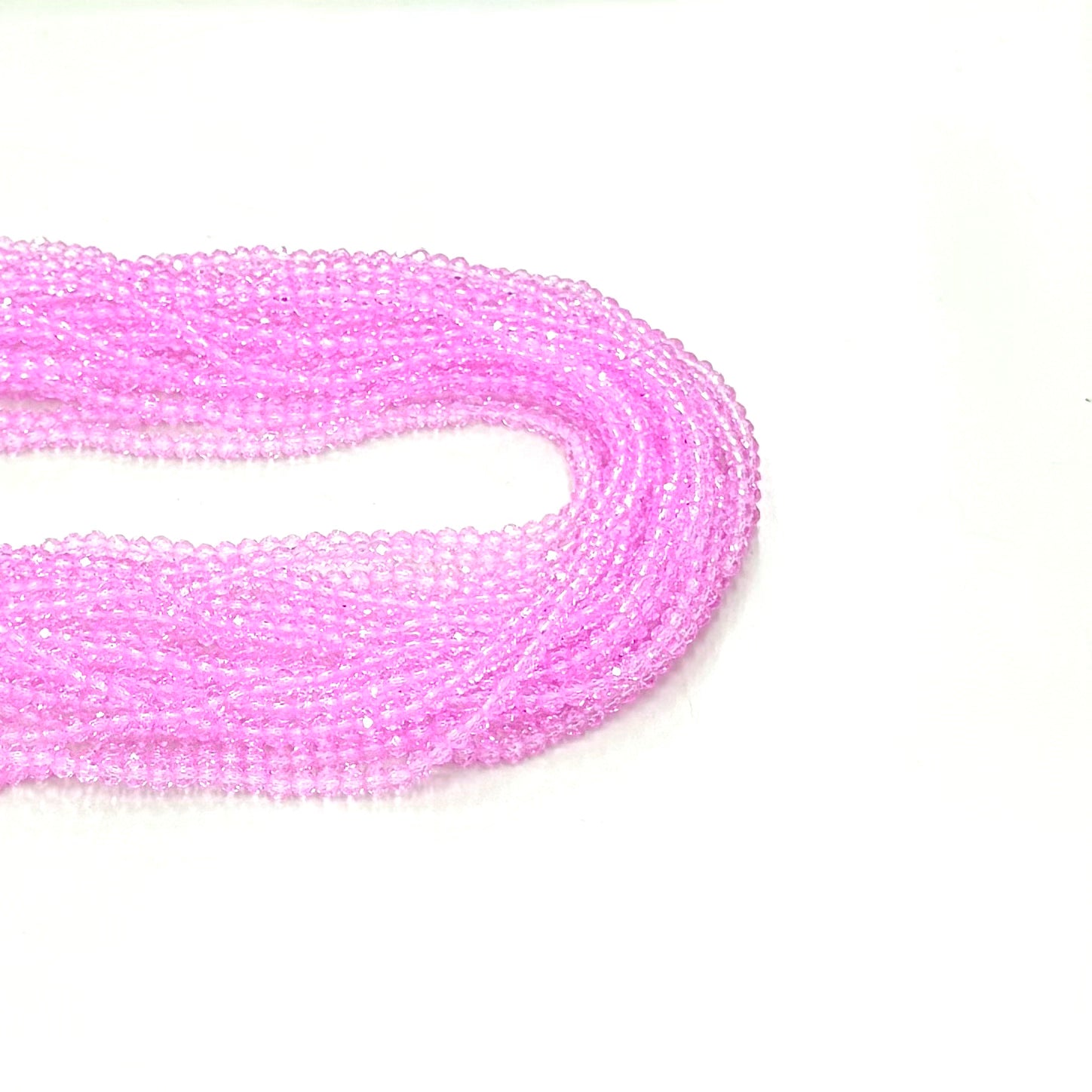 Cristal Chato | Traslúcido Rosado