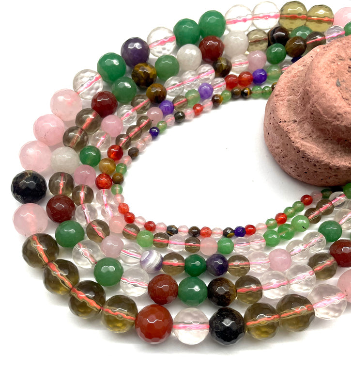 PIEDRA MIX CLARA | FACETADA | RECONSTITUIDA