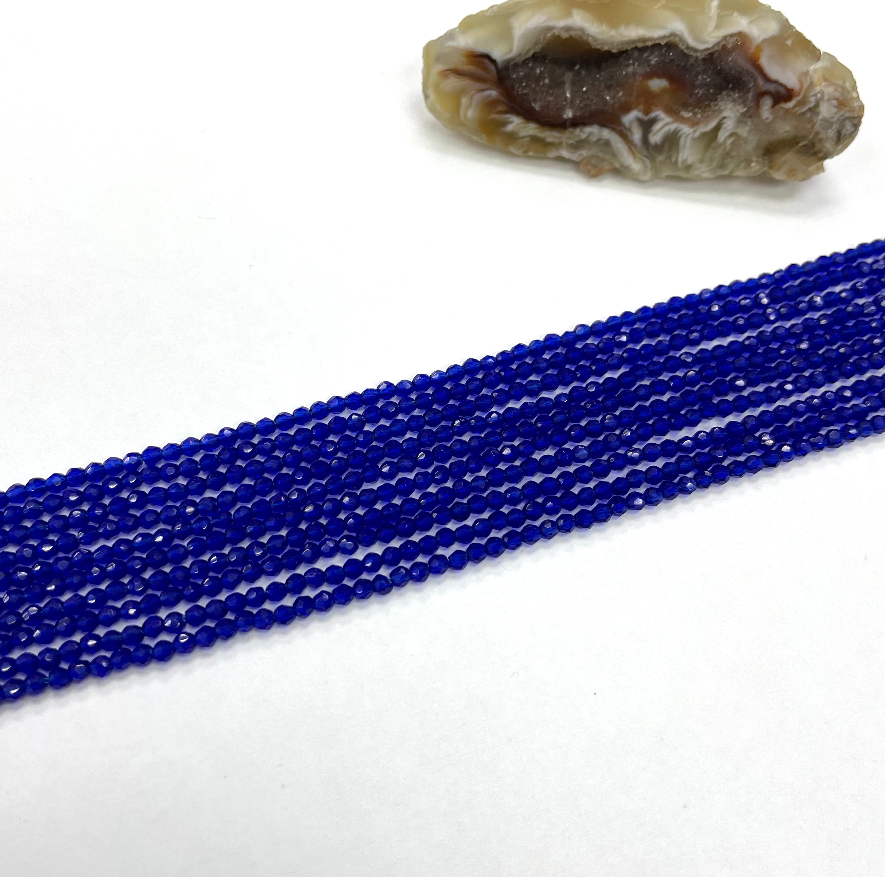 PIEDRAS NATURALES | MINI | CIRCONITA AZUL REY OSC TRASL | 2MM (4-31G)