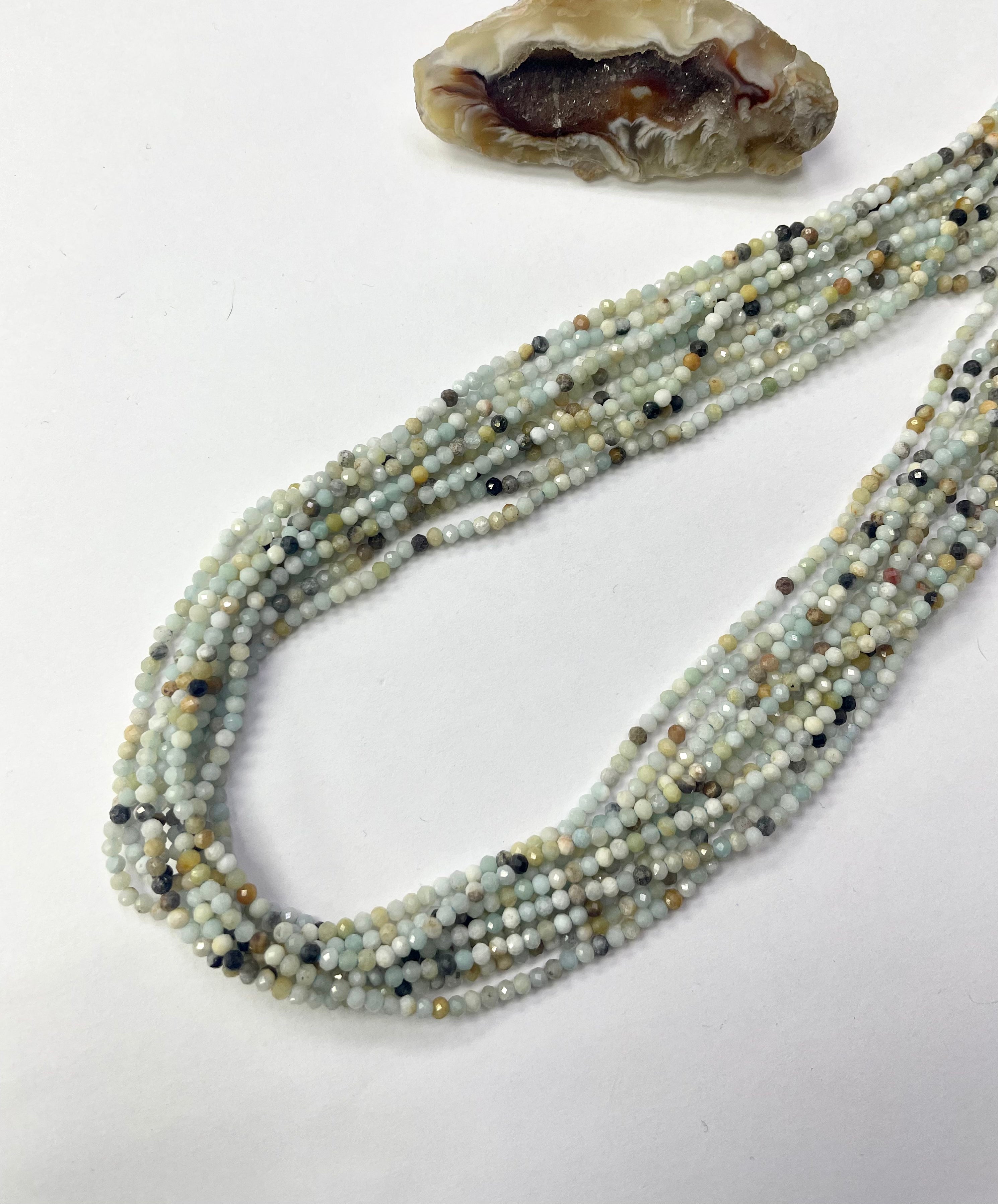 PIEDRAS NATURALES | MINI | AMAZONITA DEL BOSQUE | 2.5MM