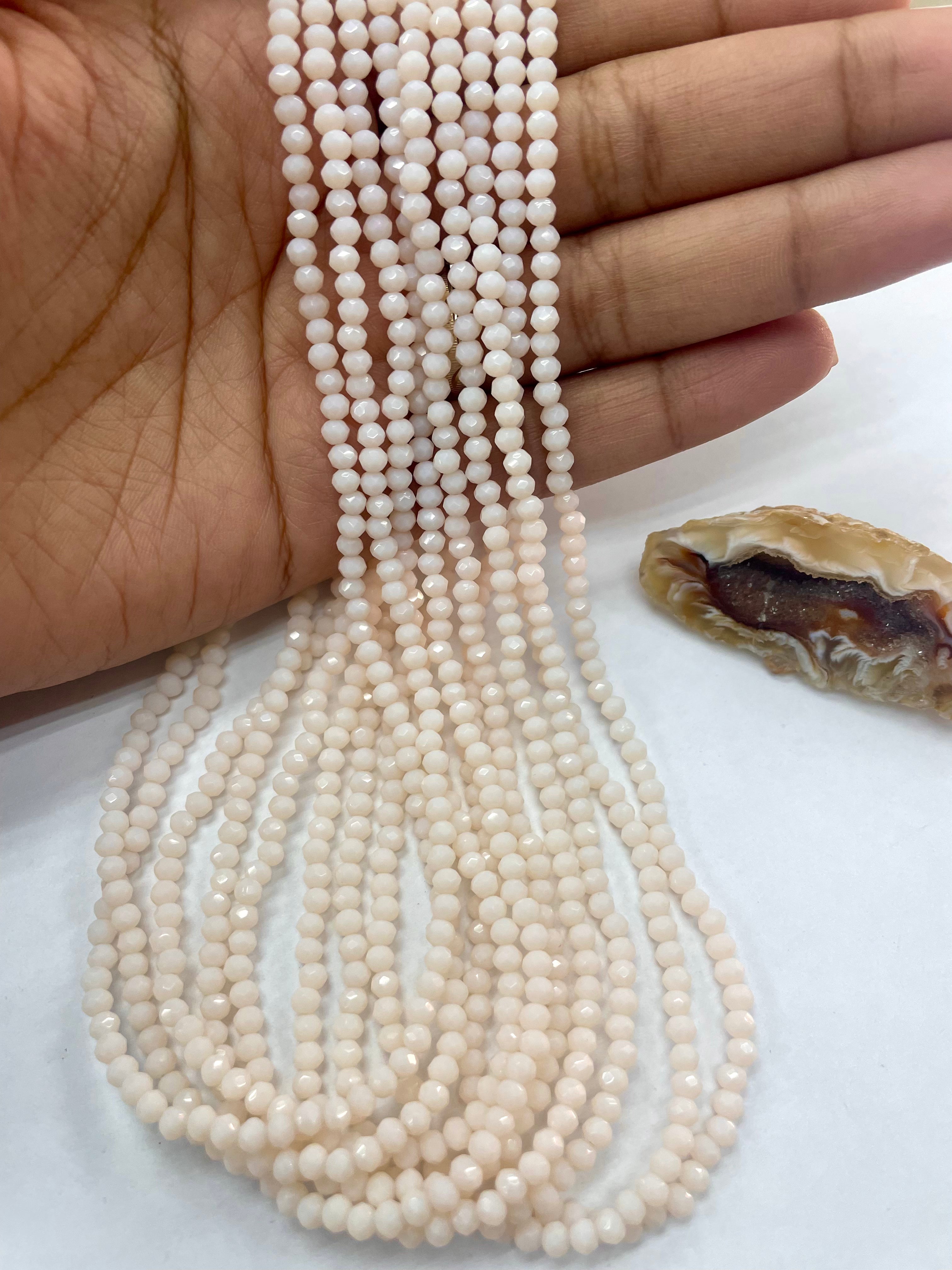 Cristal Chato | 3.7mm | Matte Crema Ultraclaro (4-21H)