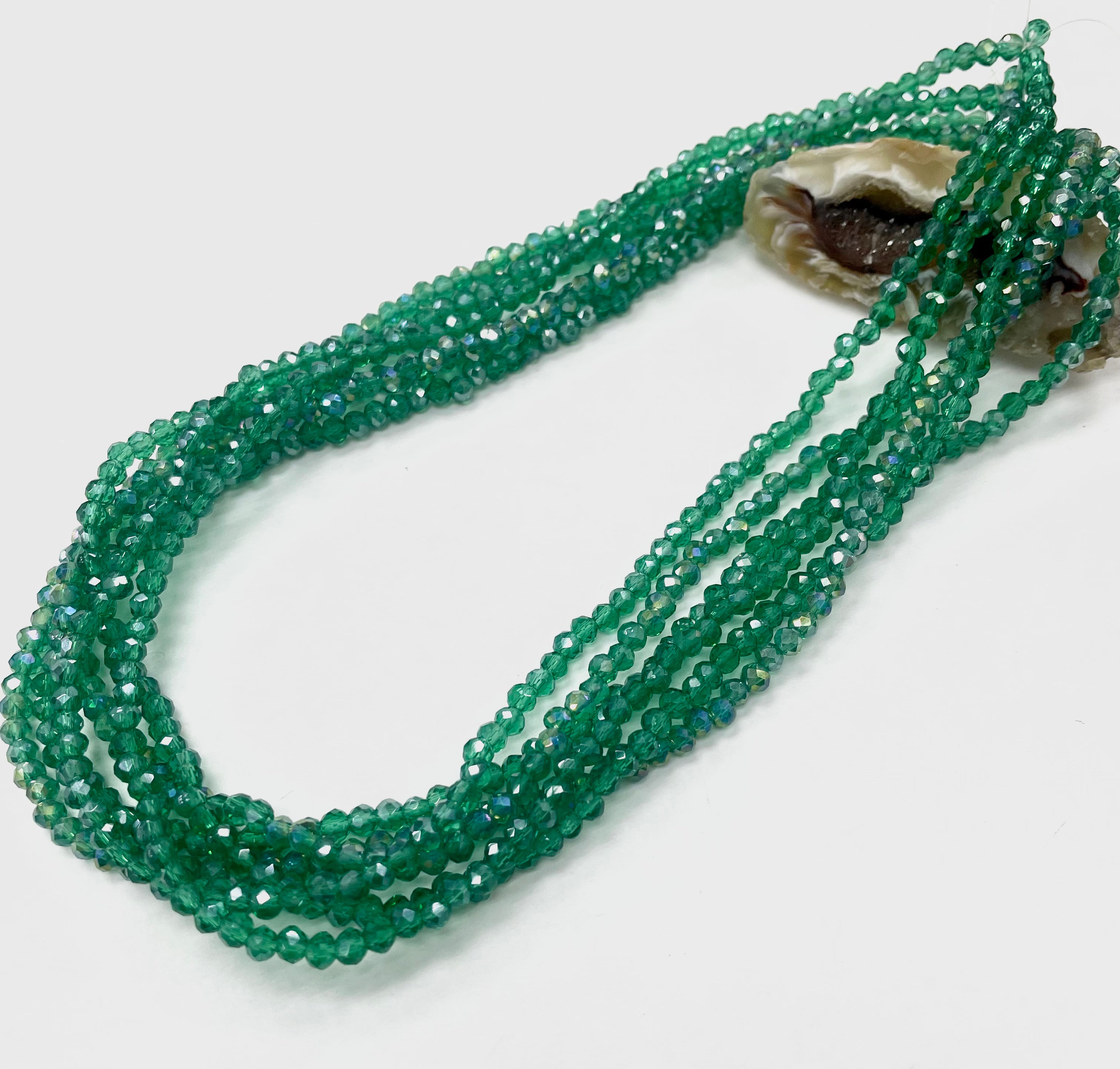 CRISTAL CHATO | 3.7MM | TORNASOL VERDE