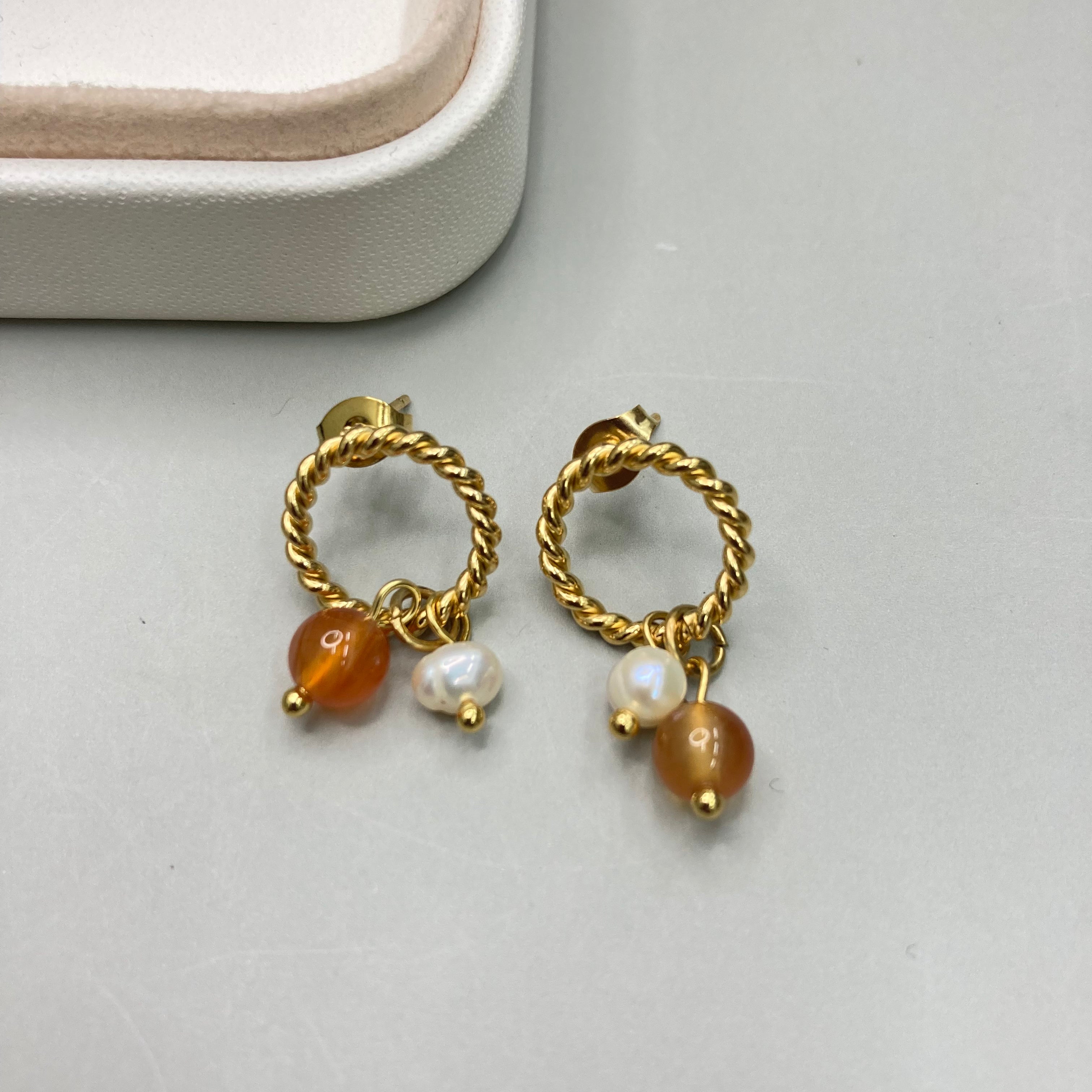 AROS | ARGOLLA CON COLGANTE DE PERLAS