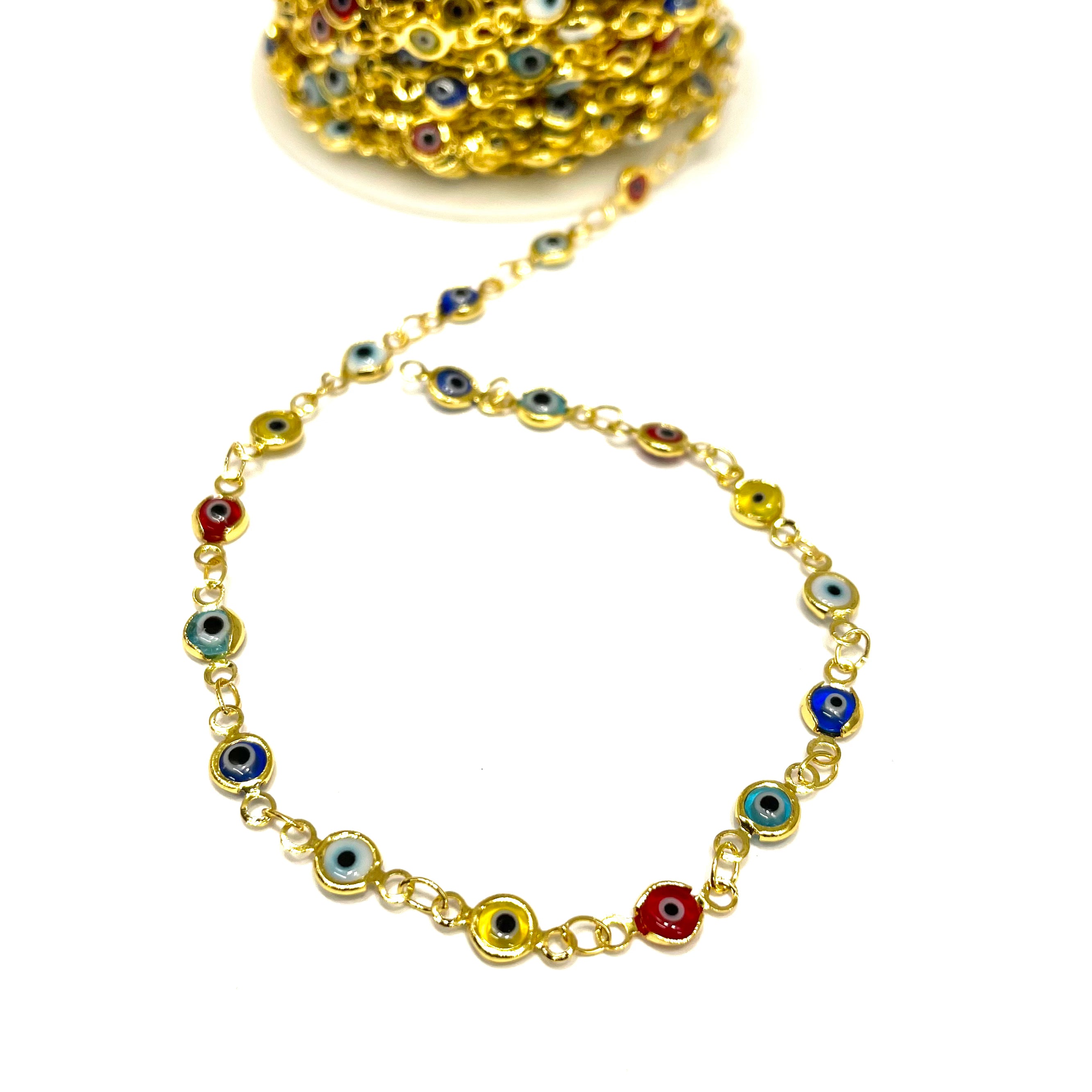 CADENAS BAÑO DE ORO | OJO TURCO