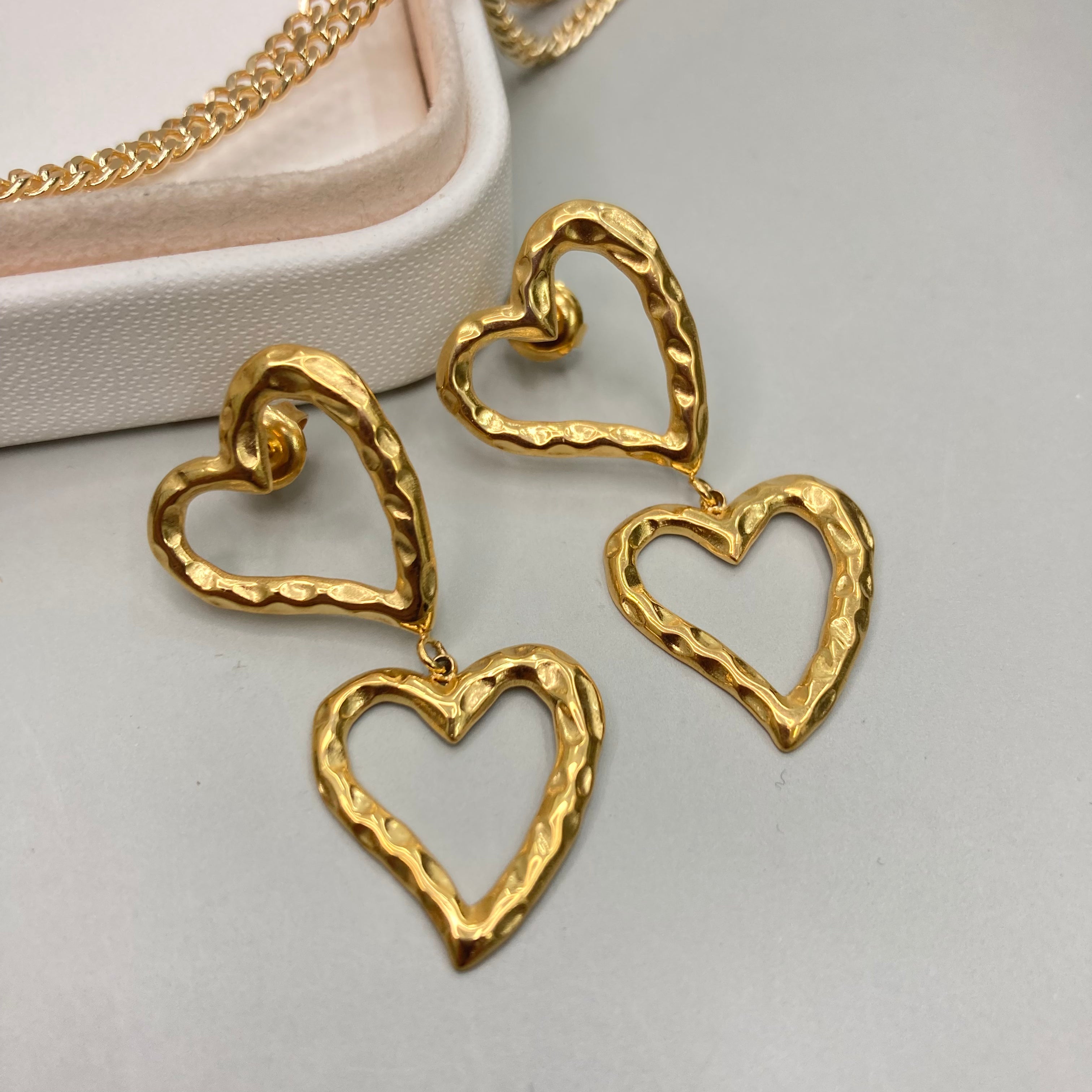 AROS | DOBLE CORAZÓN IRREGULAR