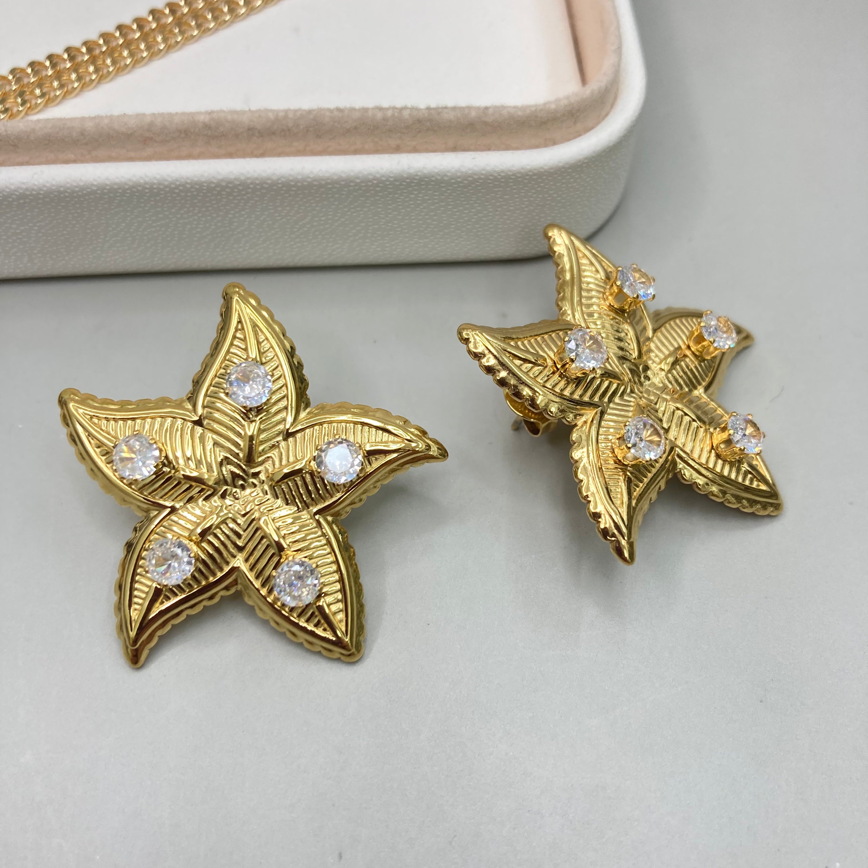 AROS | ESTRELLA DE MAR CON CRISTALES