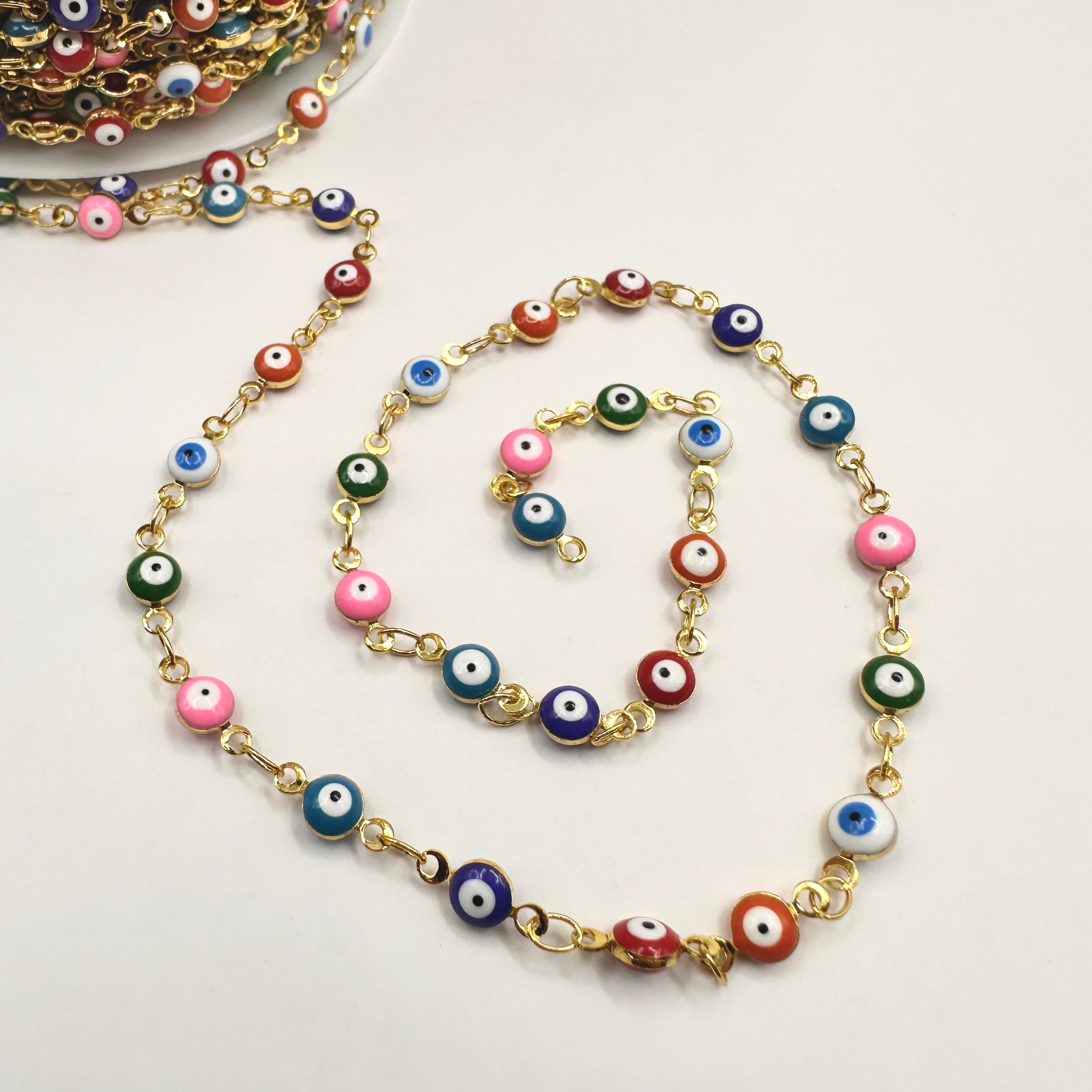 CADENAS BAÑO DE ORO | OJO TURCO