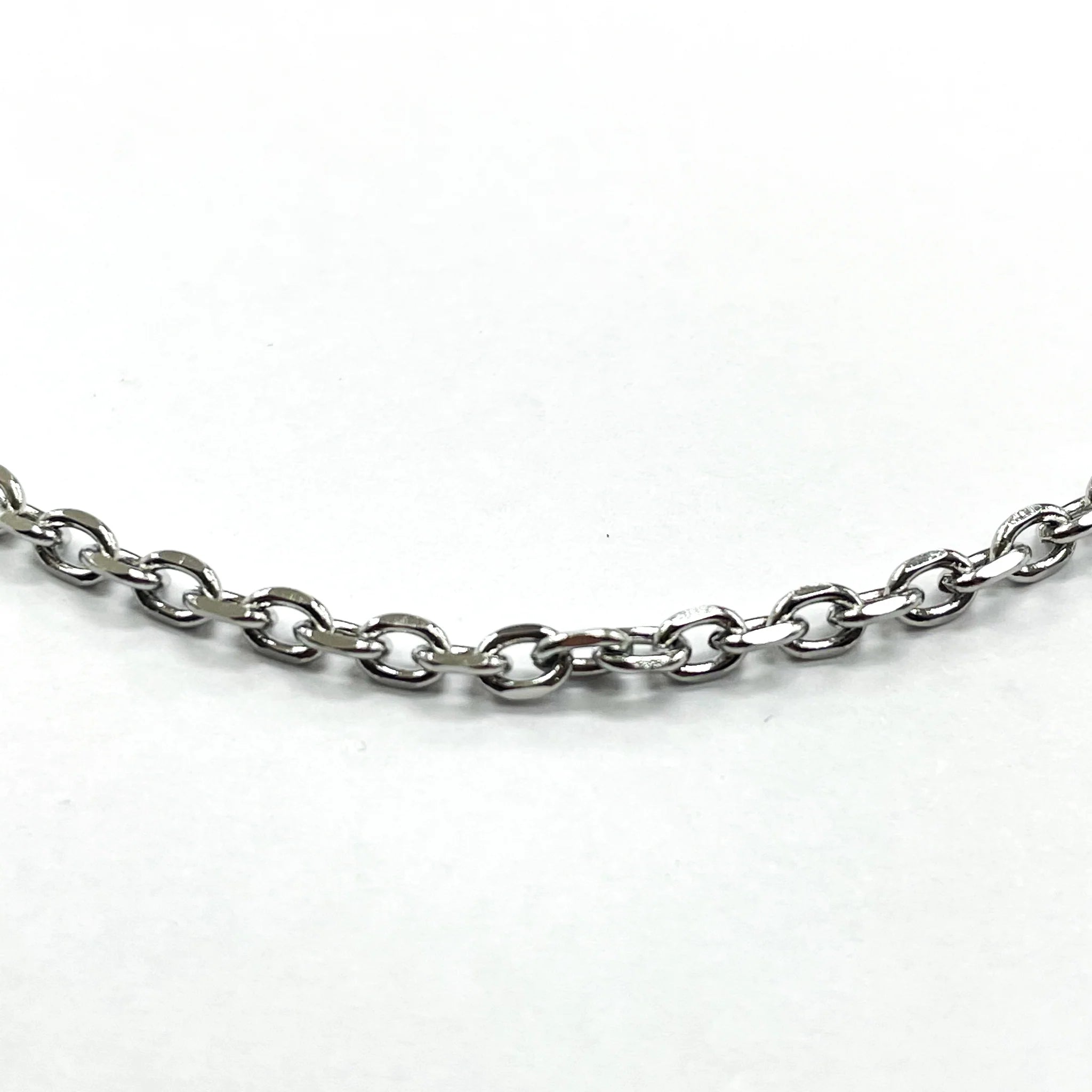 CADENA ACERO | CANDADO OVALADA BORDE APLANADO | 2.9MM (HH-193)