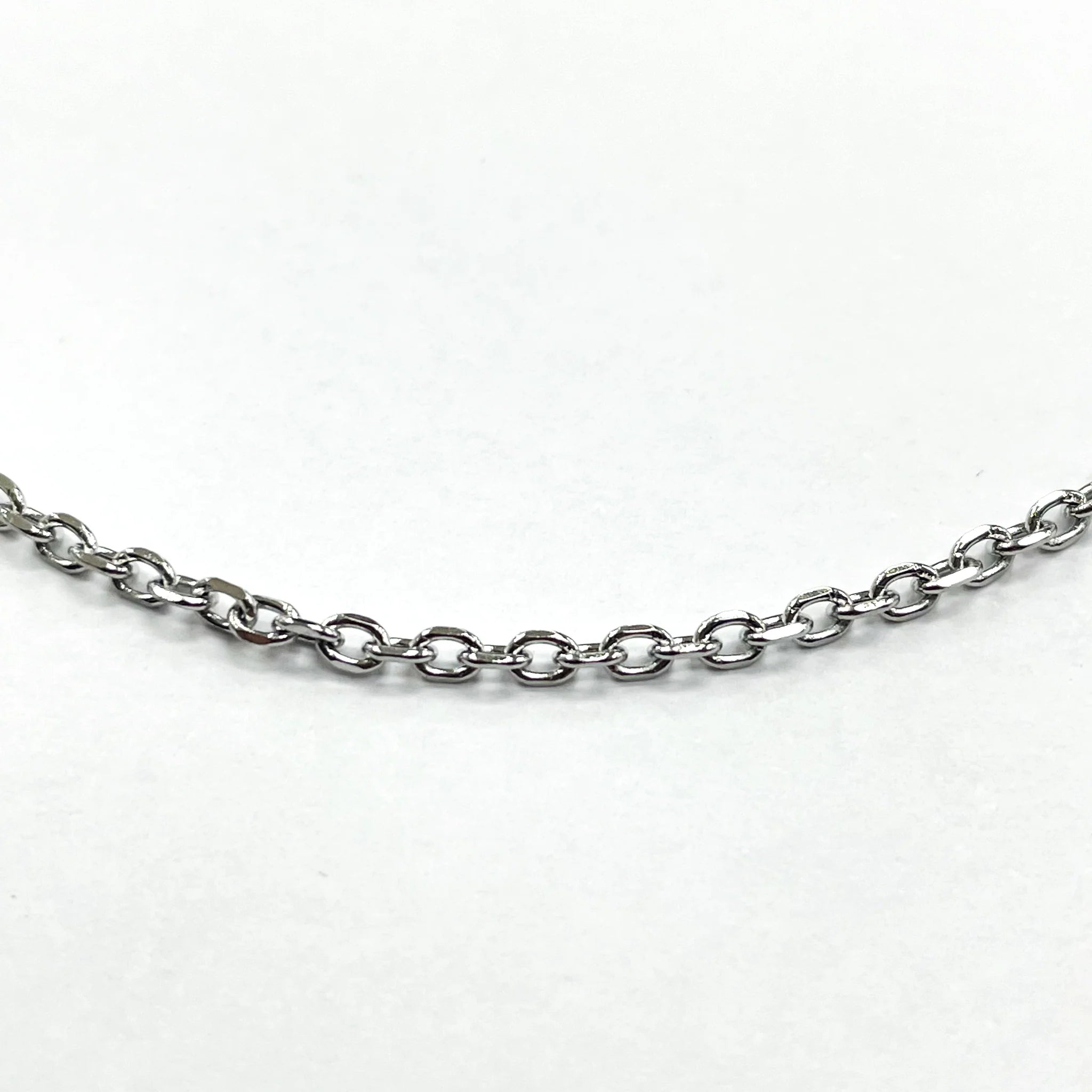 CADENA ACERO | CANDADO OVALADA BORDE APLANADO | 2.2MM (HH-194)