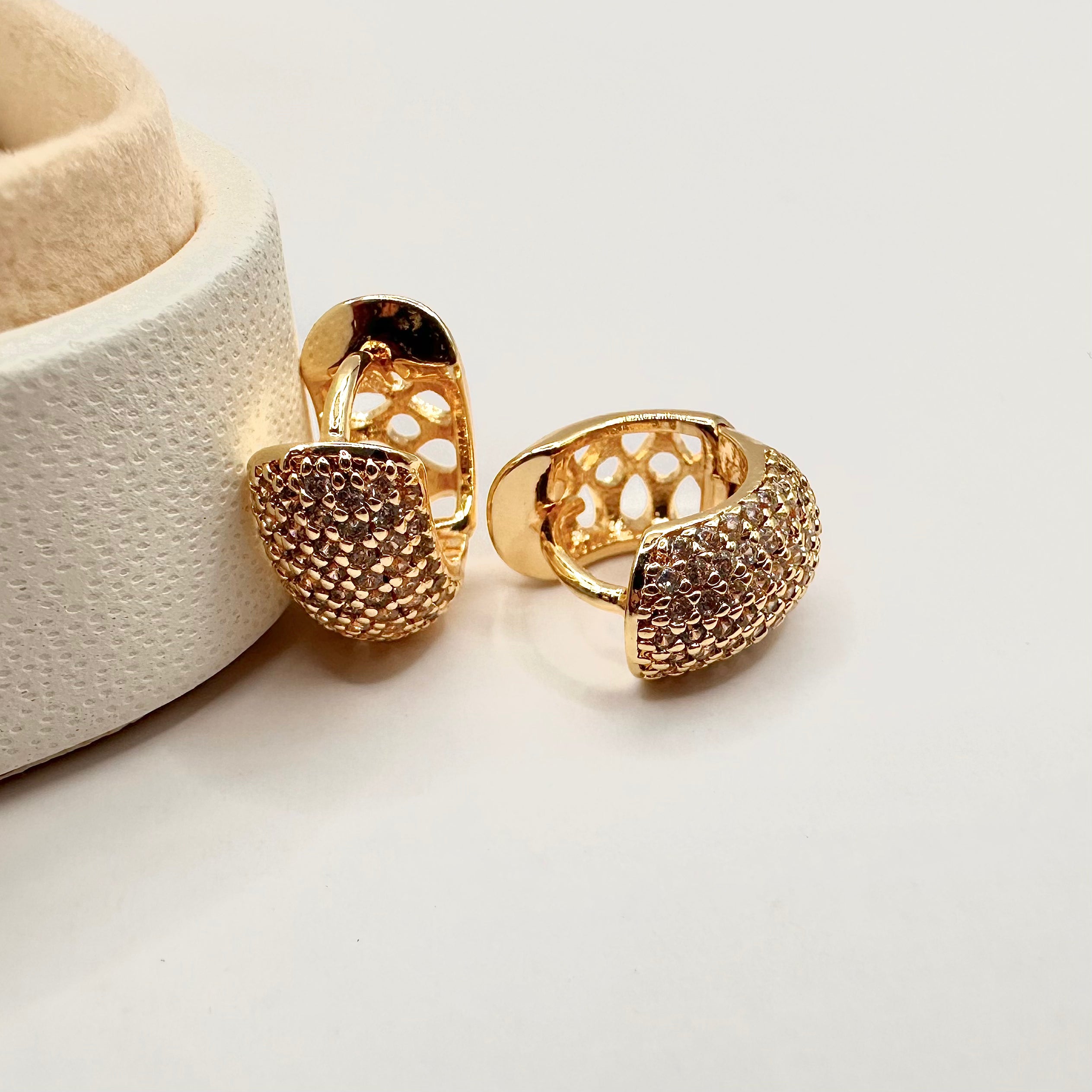 AROS ARGOLLA | BAÑO DE ORO 18K PREMIUM BRASILERO | 11MM