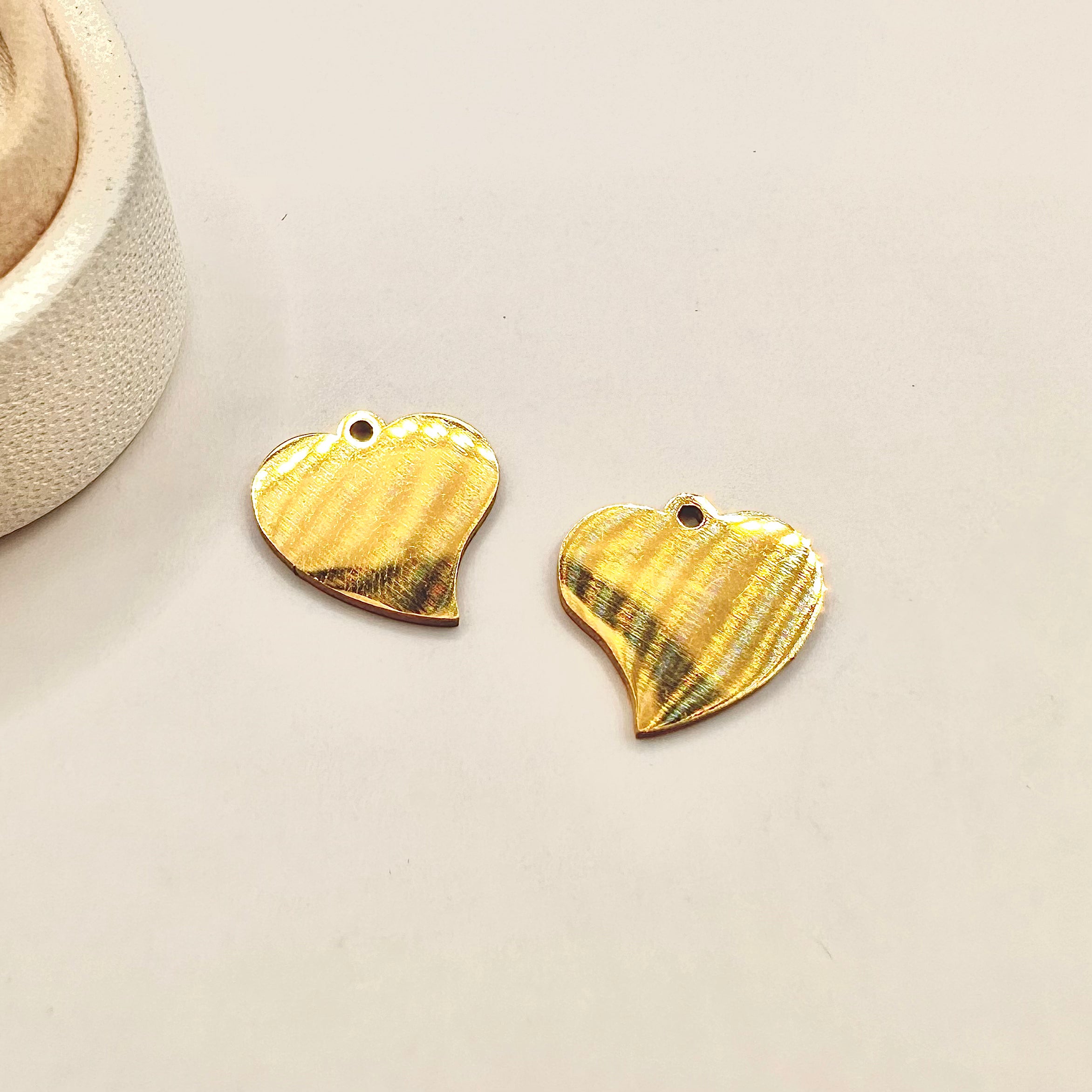 COLGANTE ACERO | CORAZON CURVO