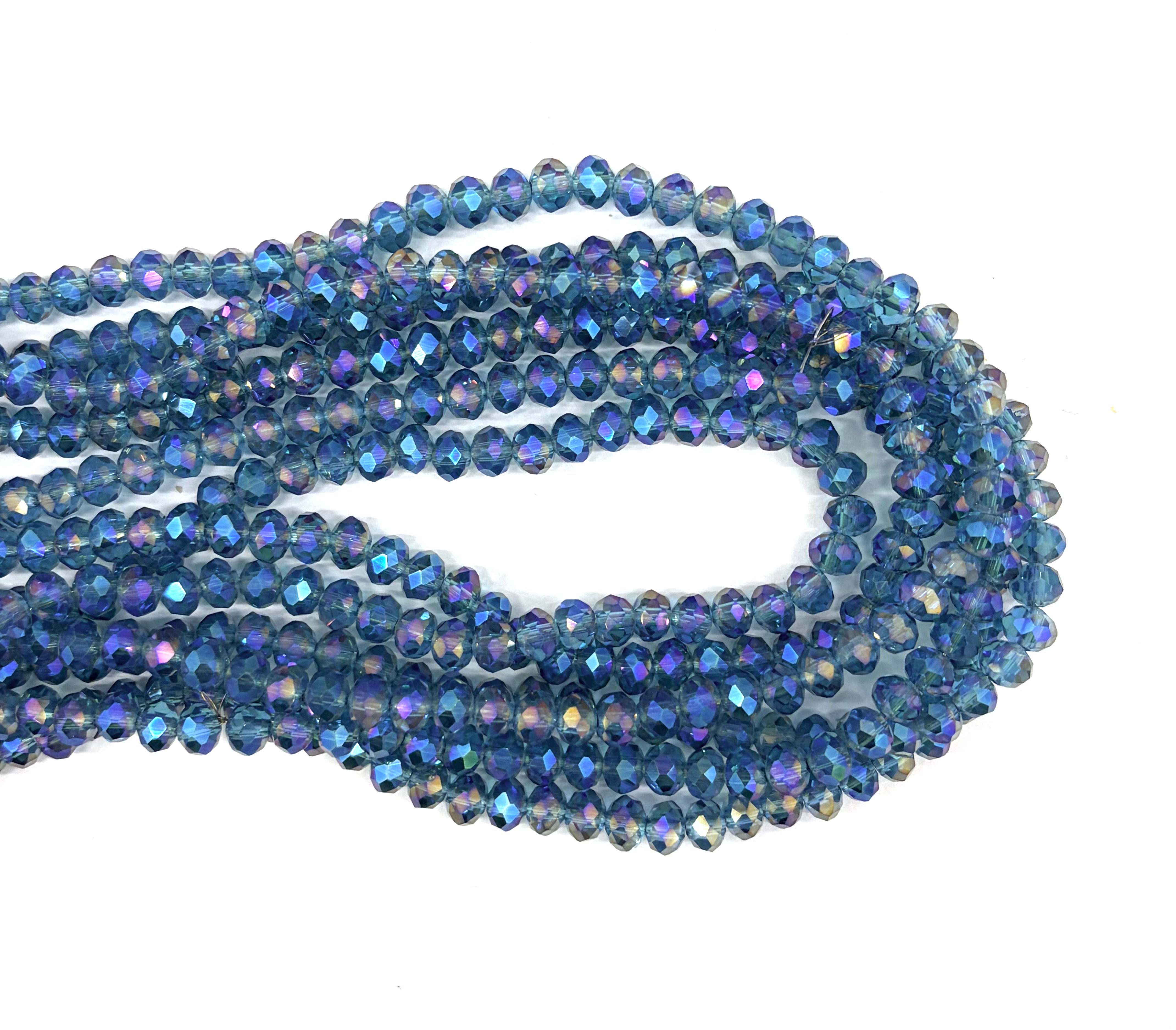 CRISTAL CHATO | TRANSLUCIDO AZUL PETROLEO TORNASOL