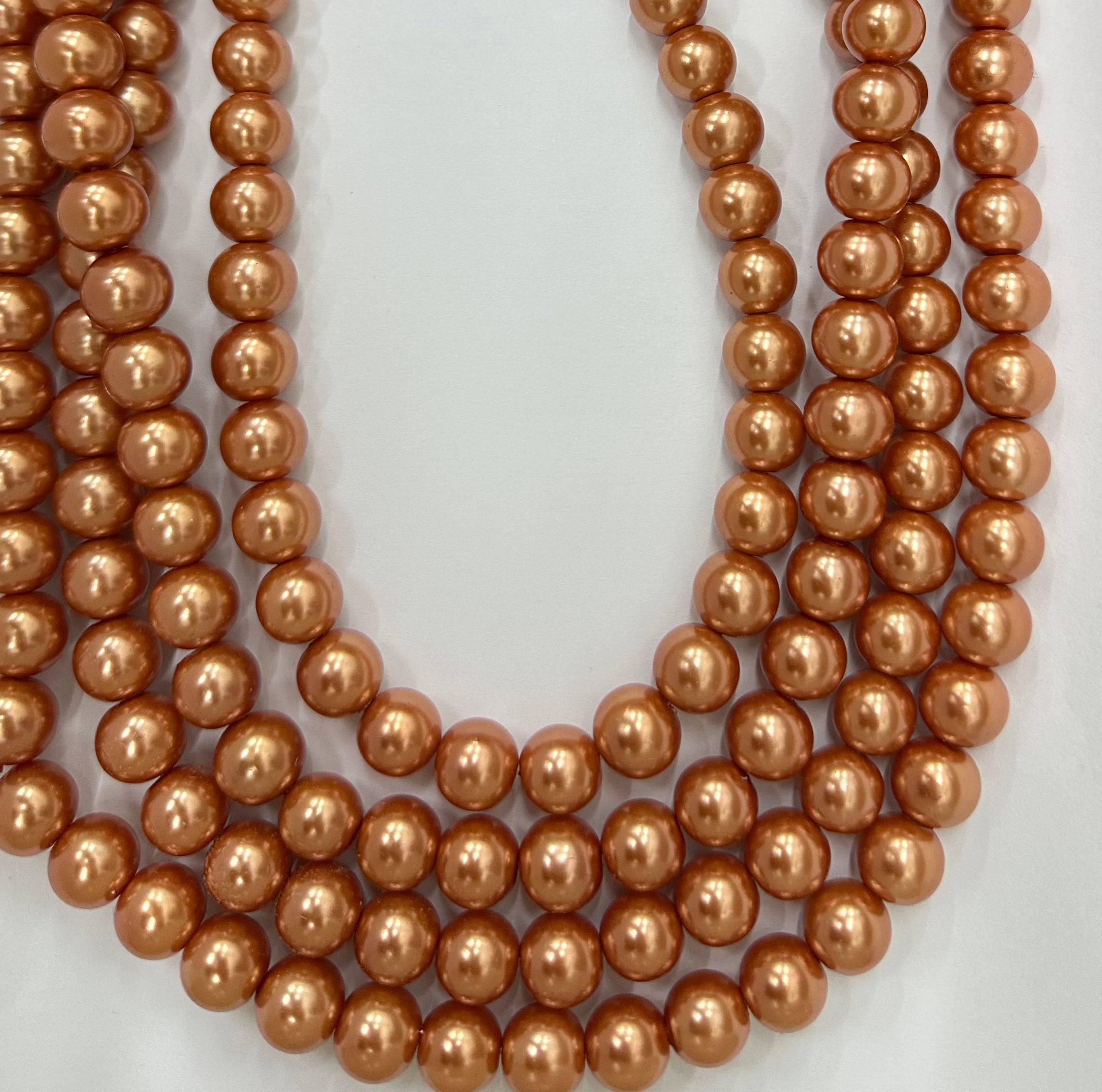 PERLA BRILLANTE | 10MM | NARANJA