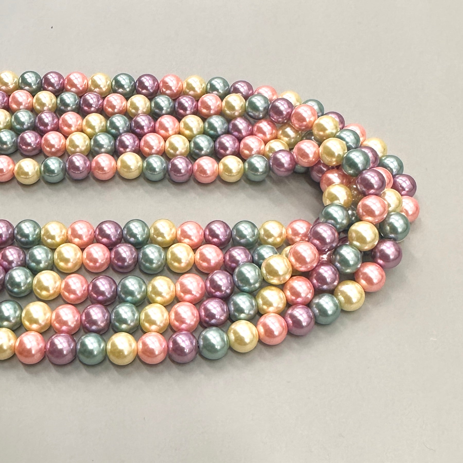 PERLA SHELL | AMARILLO VERDE LILA ROSA