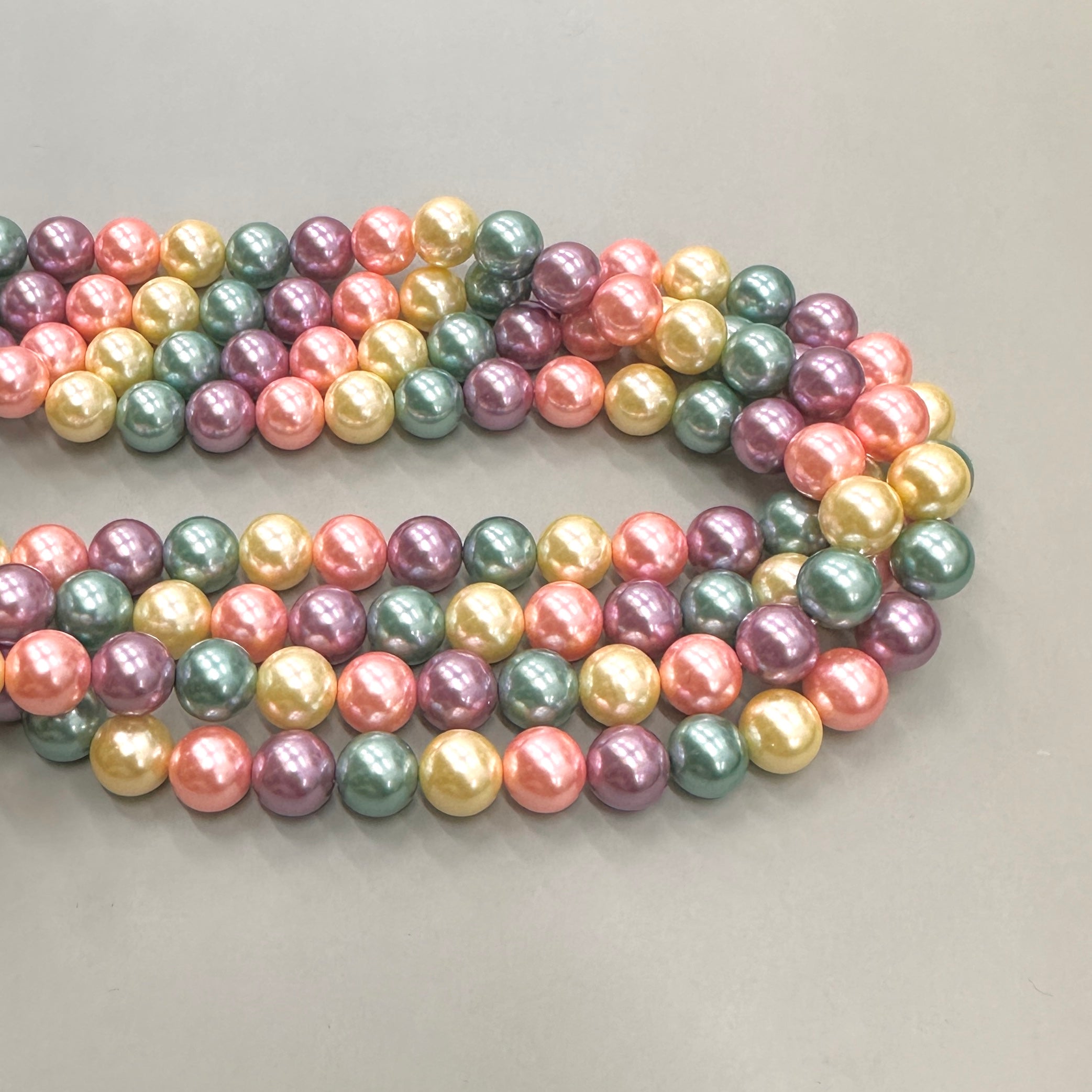 PERLA SHELL | AMARILLO VERDE LILA ROSA