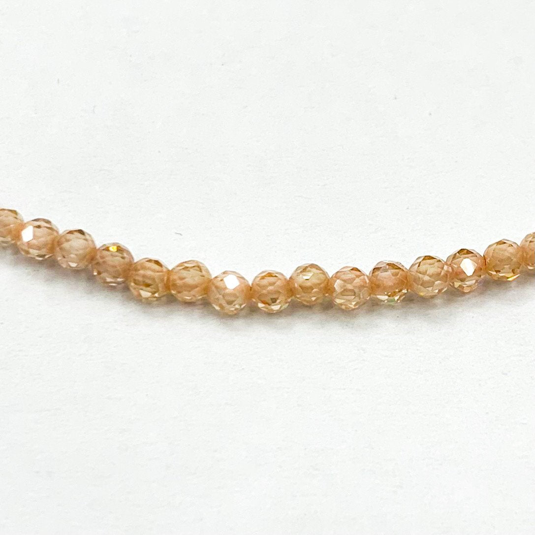 PIEDRAS NATURALES | MINI | CIRCONITA NARANJA CLARO | 2MM