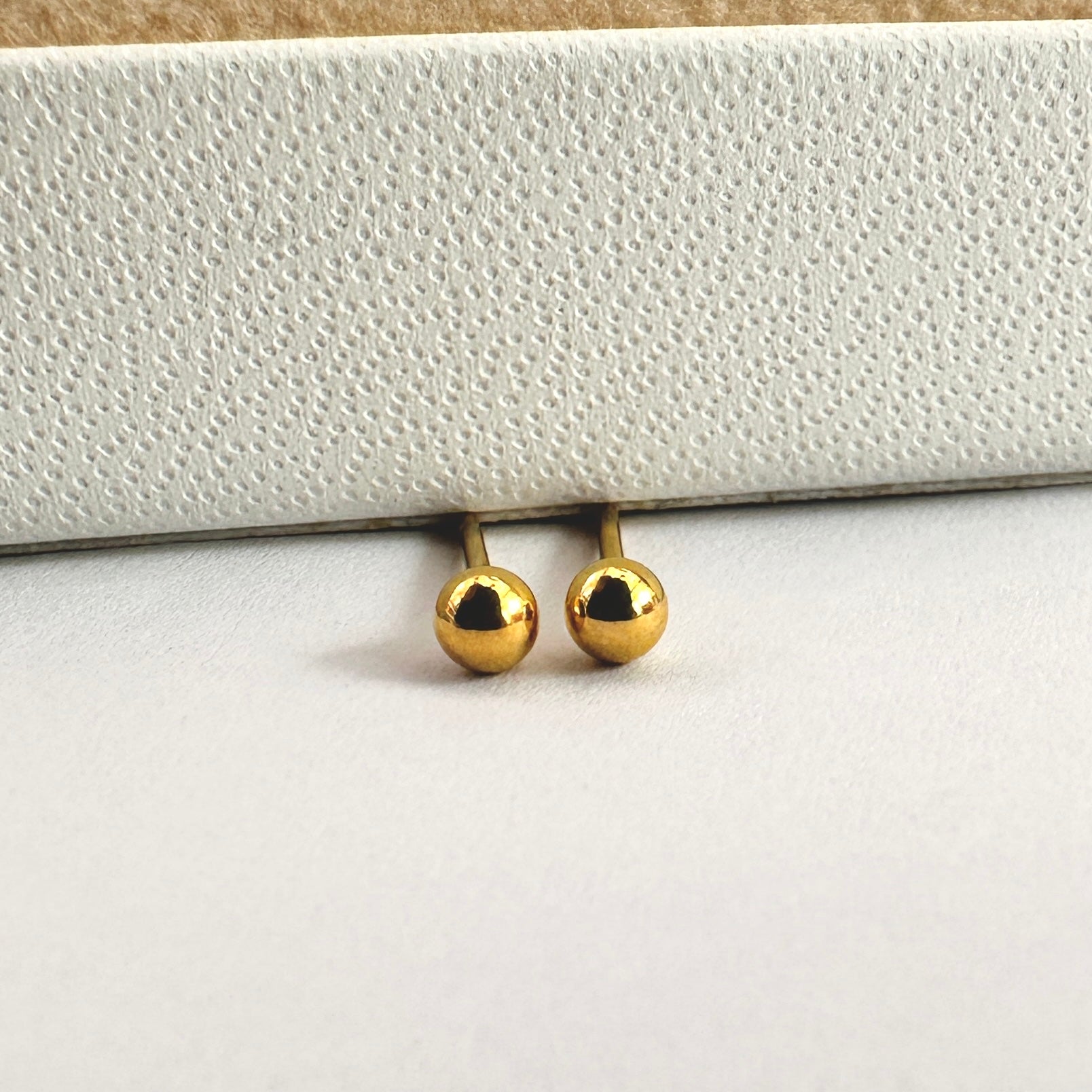 AROS BOLITA | BAÑO DE ORO 18K | 3MM