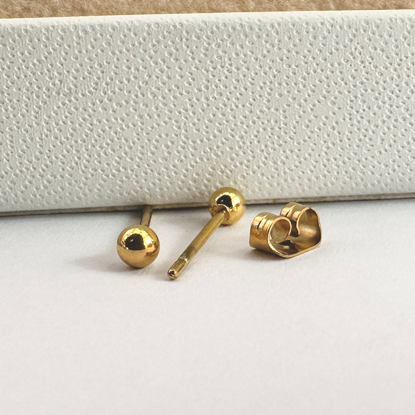 AROS BOLITA | BAÑO DE ORO 18K | 3MM