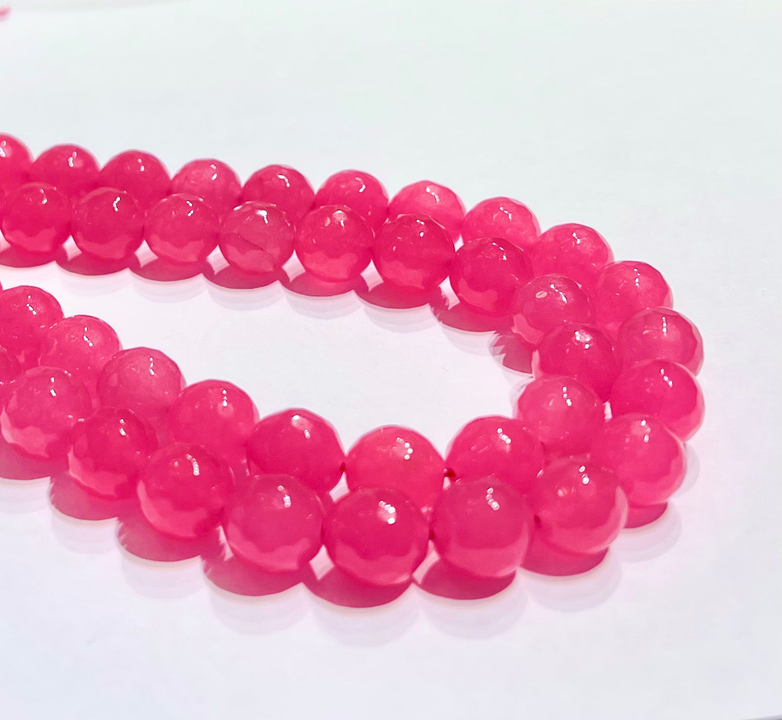 Agata Facetada | 12mm | Fucsia