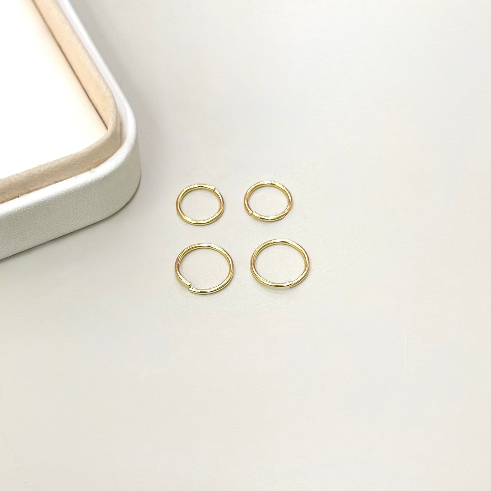 ARGOLLAS DE UNION | GROSOR 1.0MM | BAÑO DE ORO