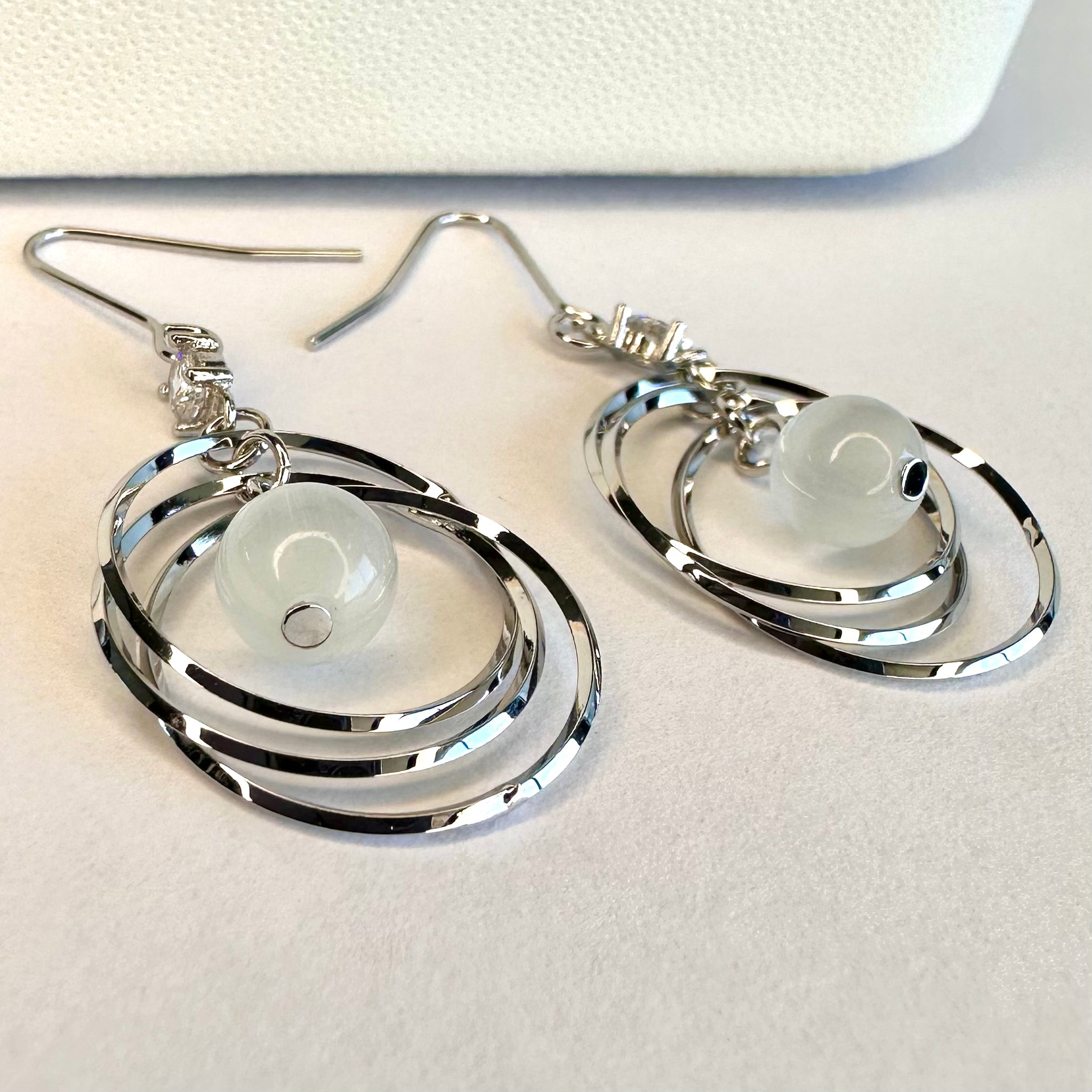 AROS 3 CIRCULOS | BAÑO DE RODIO | 33MM