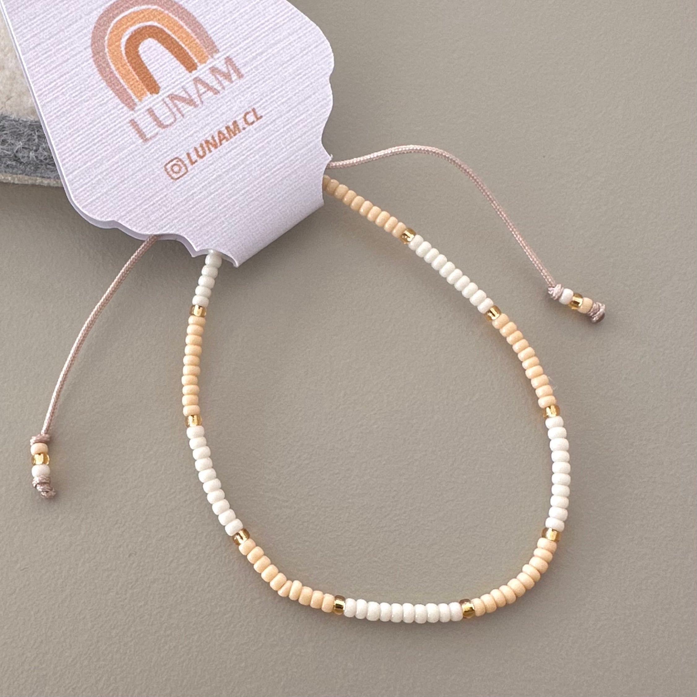 PULSERA BEIGE | LUNAM