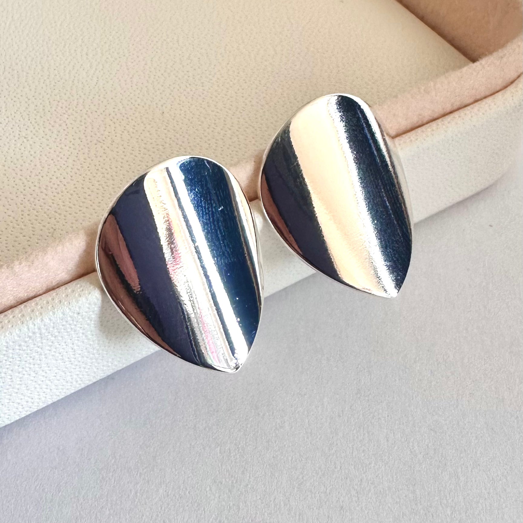 BASE DE ARO | BAÑO DE PLATA 925 | GOTA 21x16.5MM