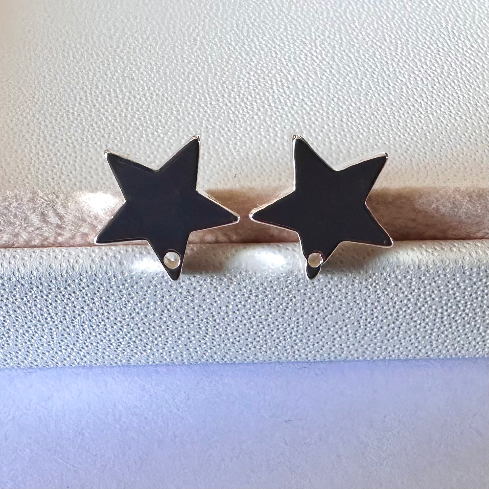 BASE DE ARO | BAÑO DE PLATA 925 | ESTRELLA | 11MM
