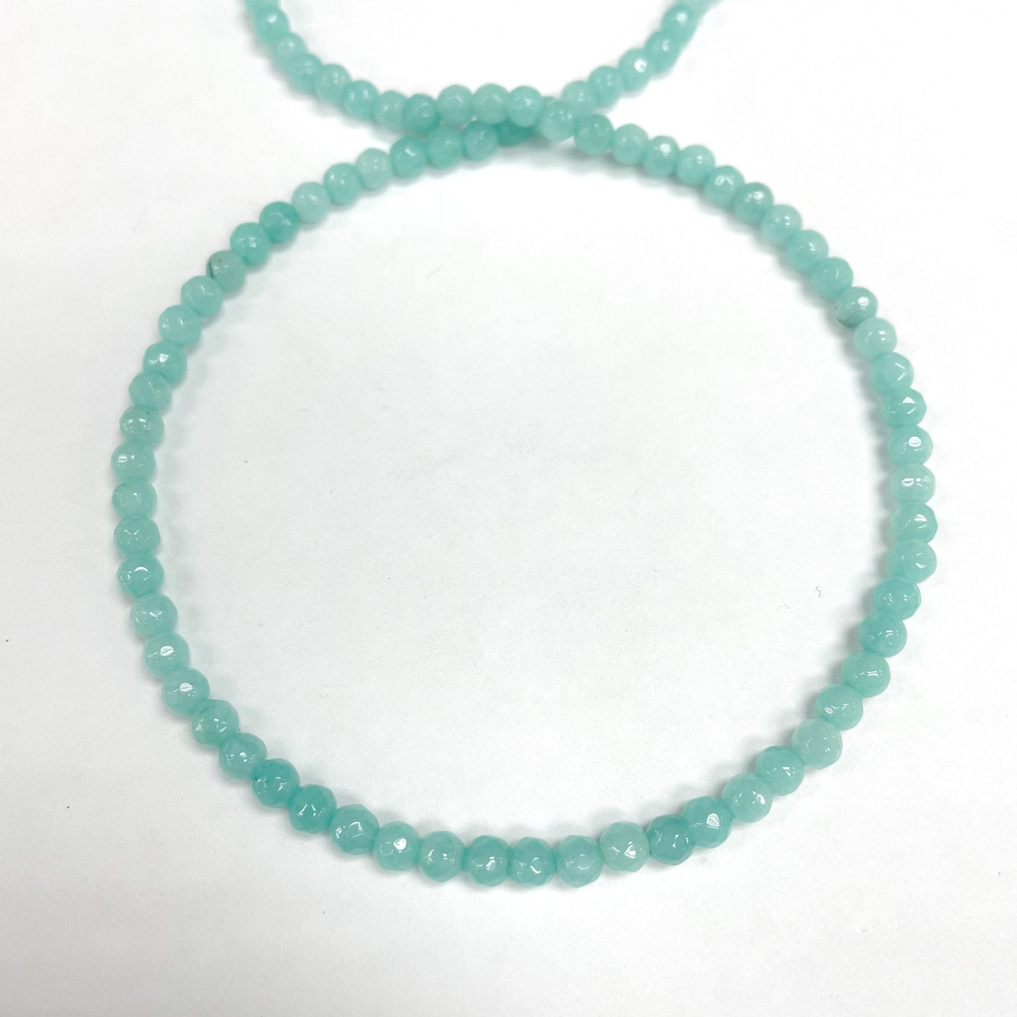 AGATA FACETADA | 4MM | VERDE AGUA 2