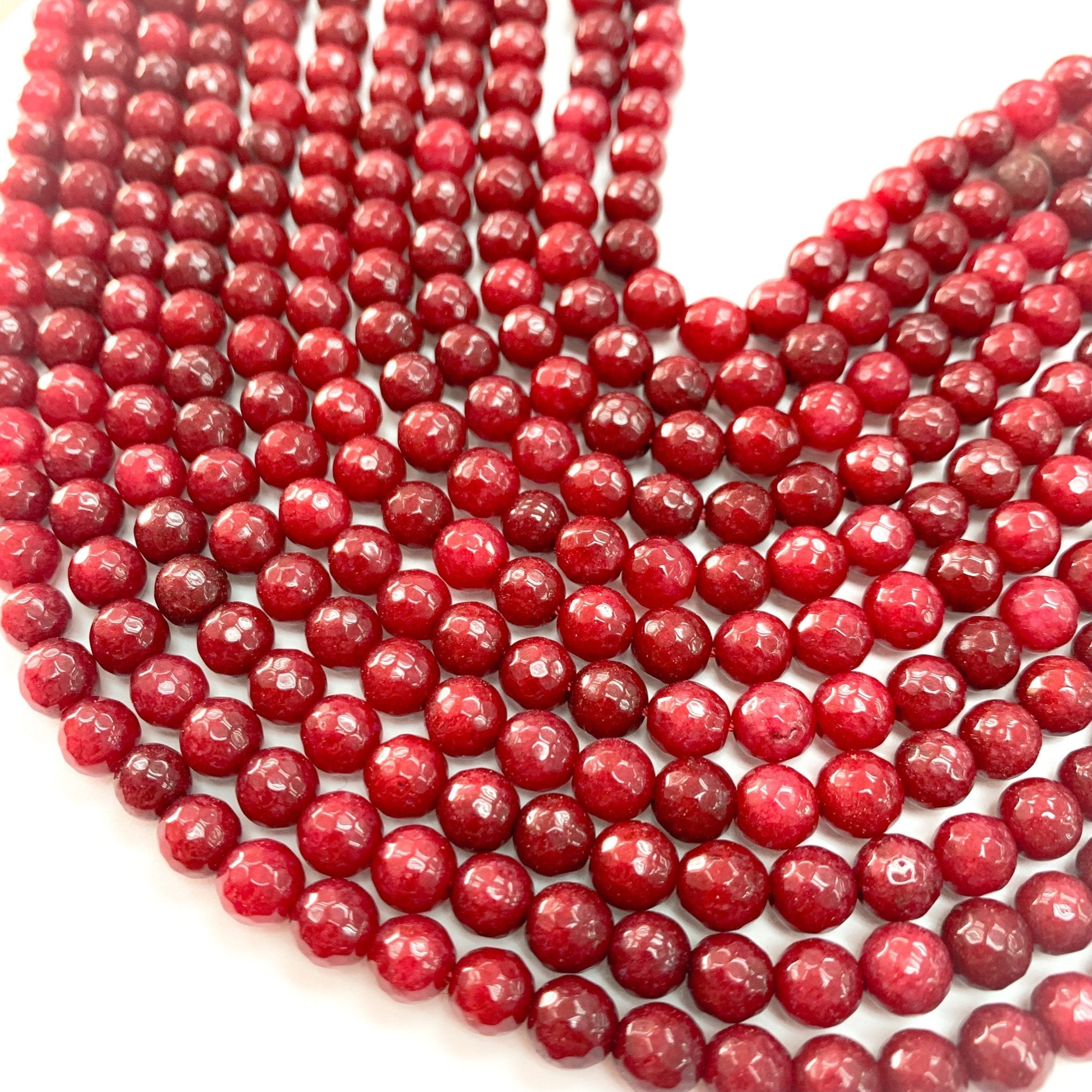 Agata Facetada | 6mm | Guinda 3