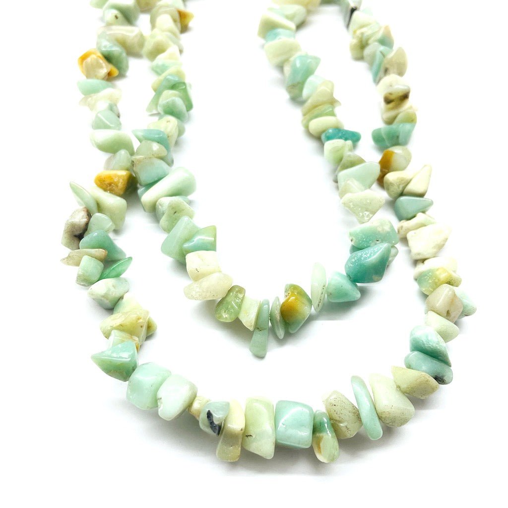 Chips Grande Piedra Natural | Amazonita Claro mat