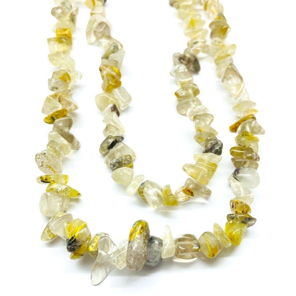 Chips Grande Piedra Natural | Cuarzo Rutilado