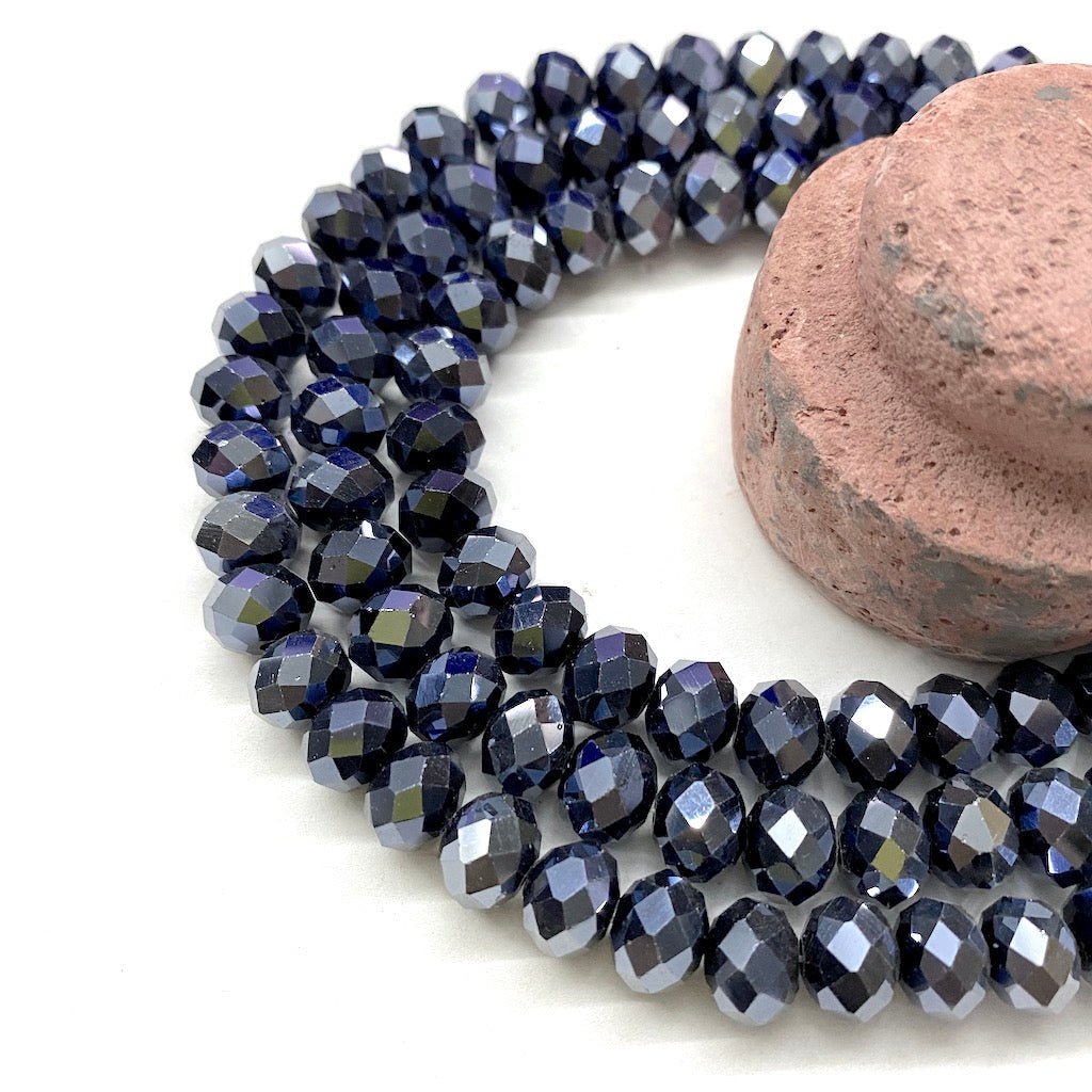 CRISTAL CHATO | 10MM | METALIZADO GRAFITO