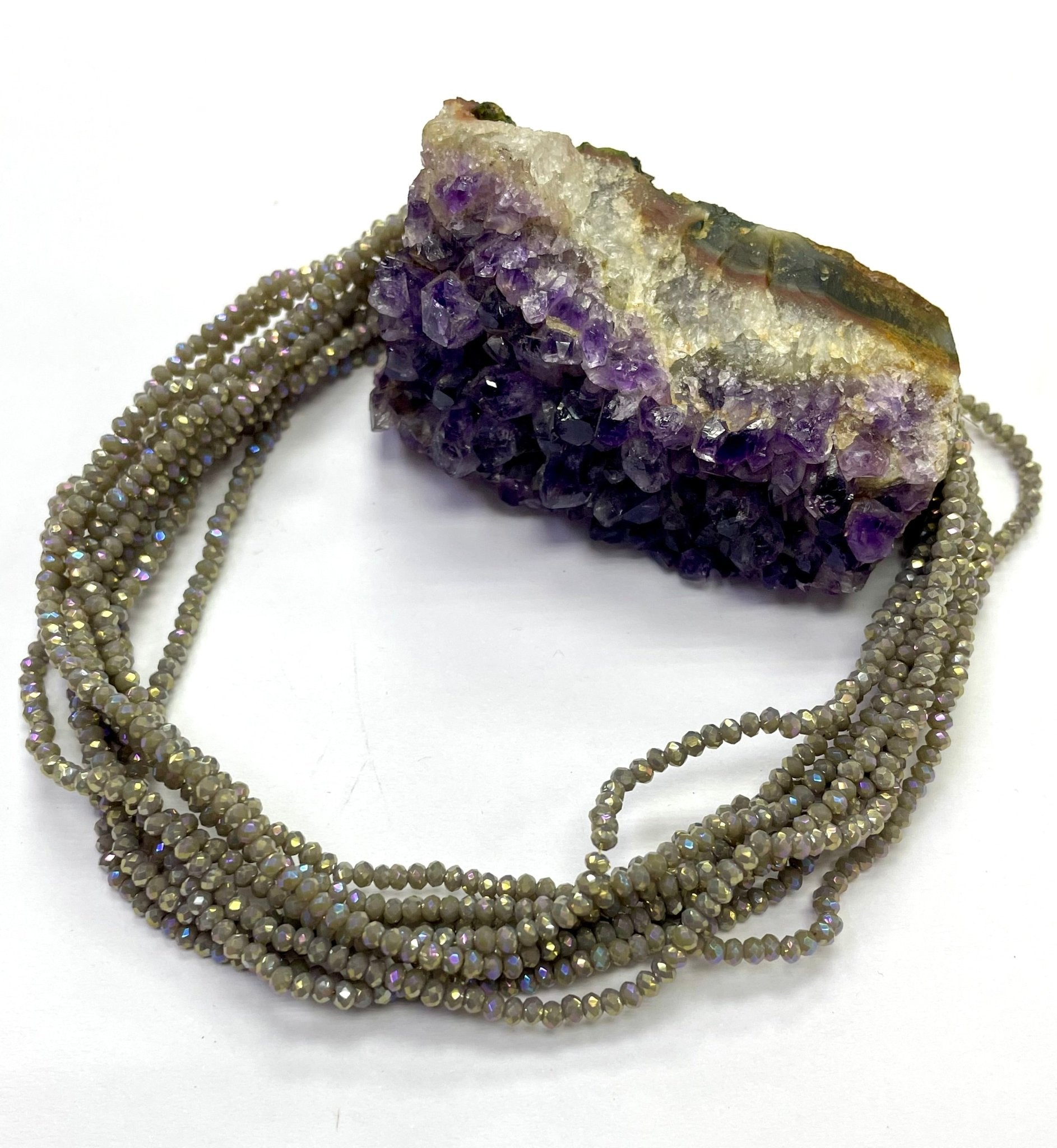 Cristal Chato | 4mm | Matte Tornasol Gris (18-40X)