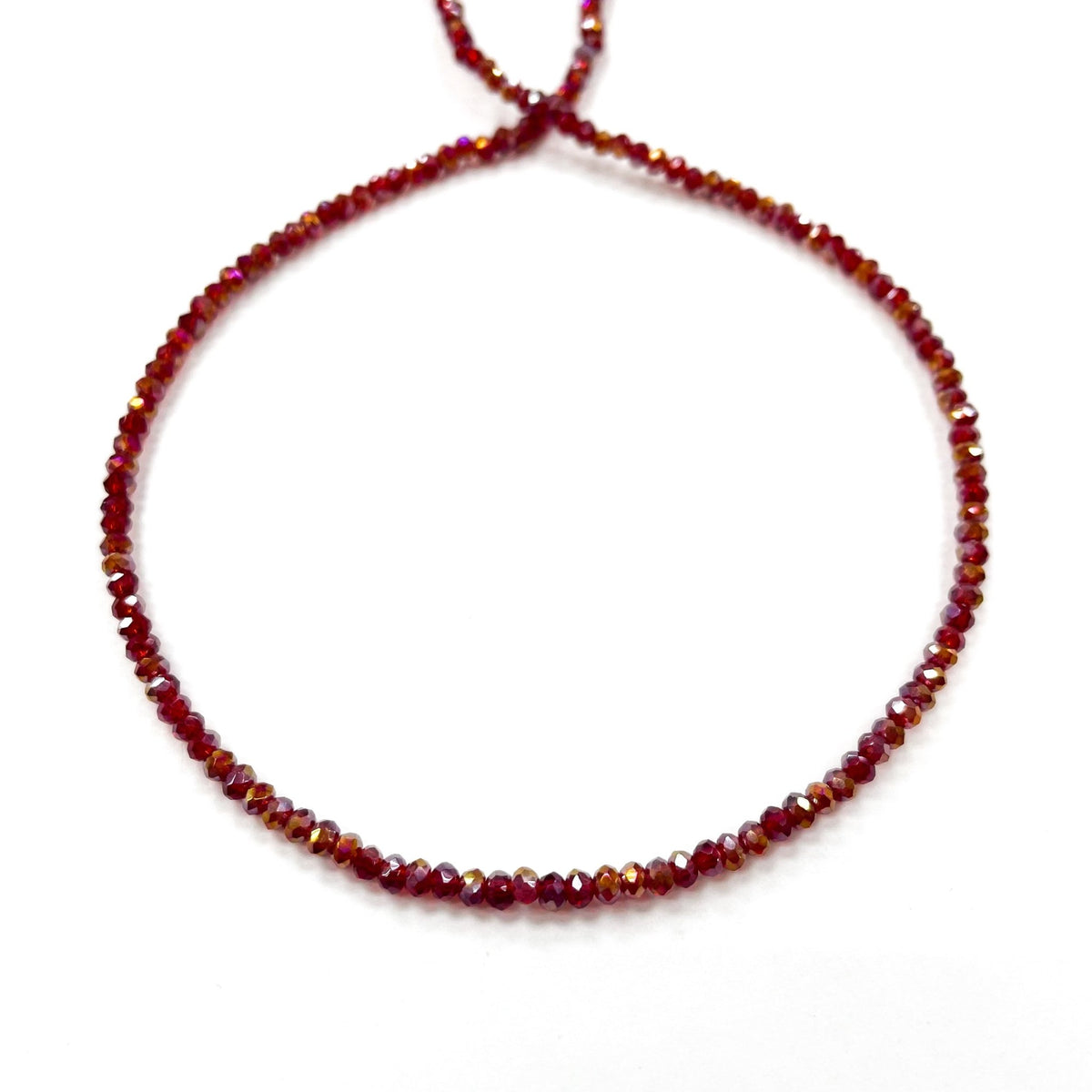 CRISTAL CHATO | 2.5MM | TORNASOL ROJO OSCURO