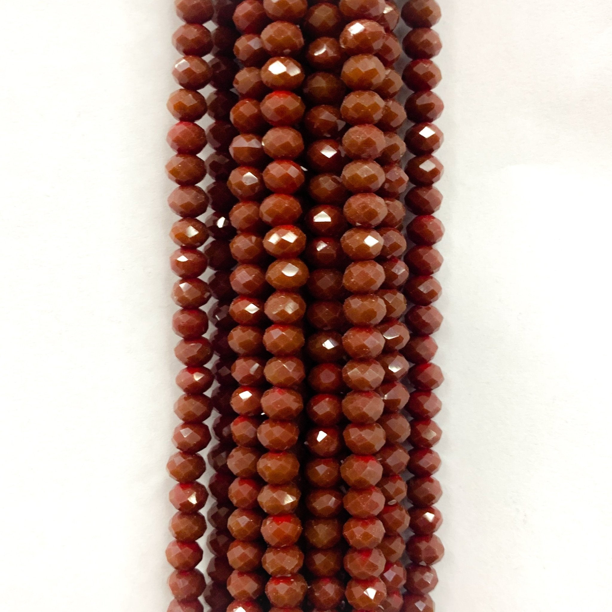 Cristal chato | 6 mm | Matte Burdeo 3