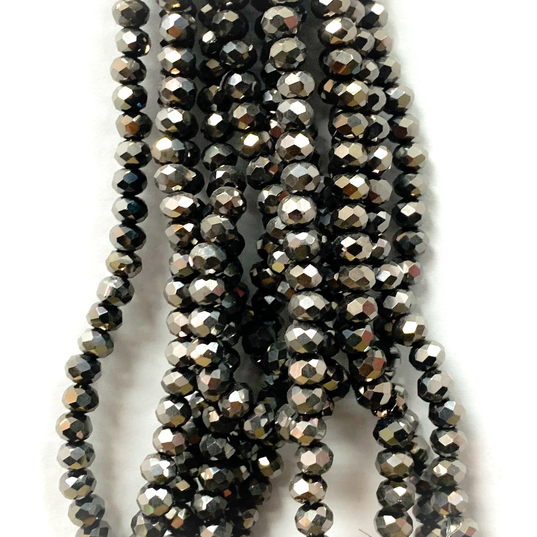 Cristal chato | 6 mm | Metal Marron 2