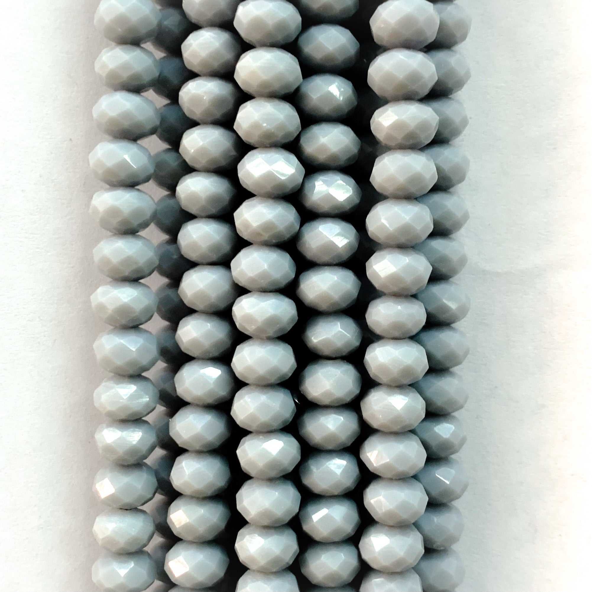 Cristal chato | 8 mm | Matte Gris 3