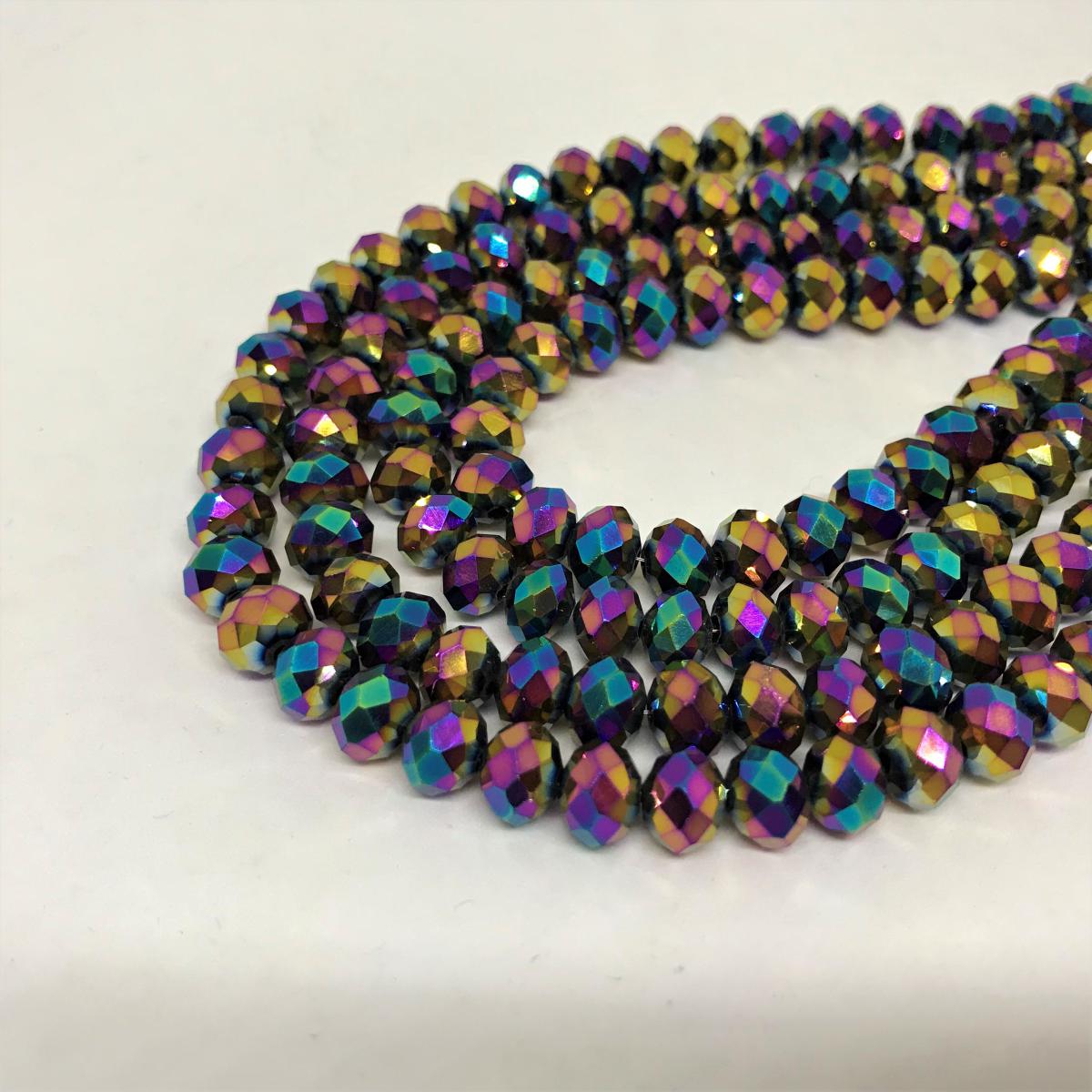 CRISTAL CHATO | 8 MM | METAL RAINBOW
