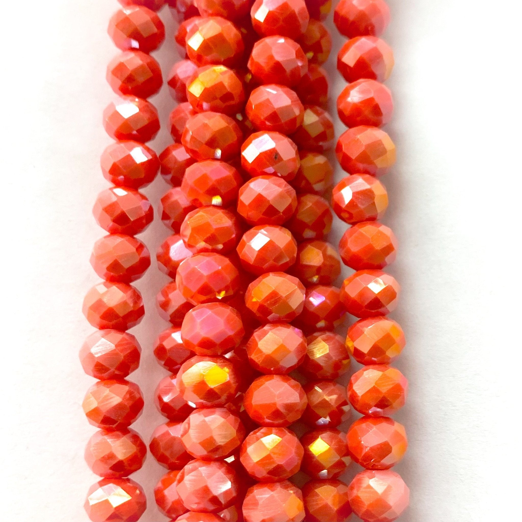 CRISTAL CHATO | 8MM | TORNASOL MATTE CORAL