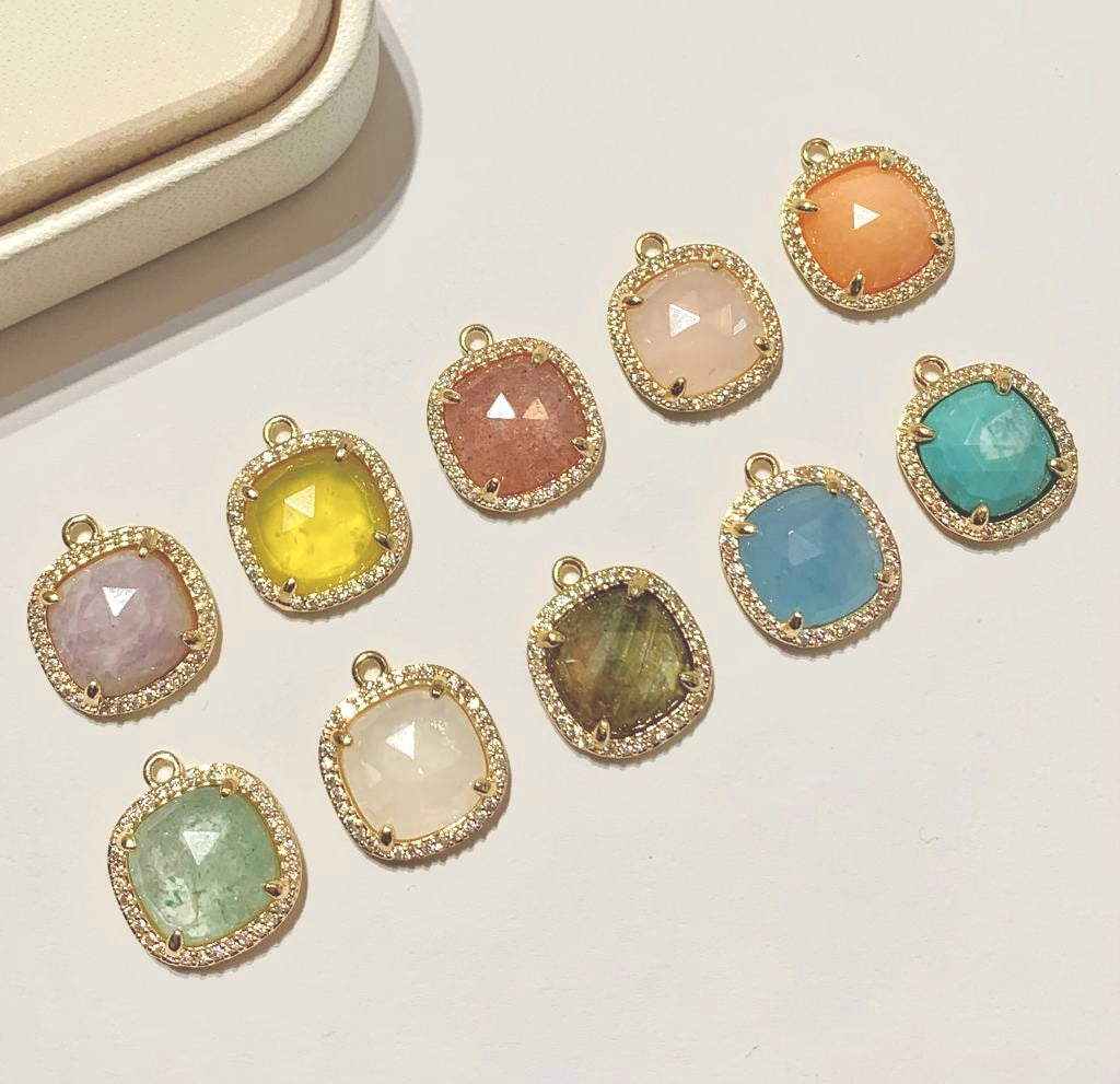 COLGANTE CUADRADO | PIEDRAS NATURALES