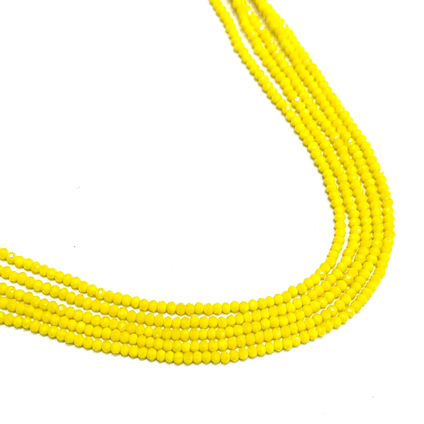 Cristal Chato | 3.2mm | MATTE AMARILLO TOSTADO