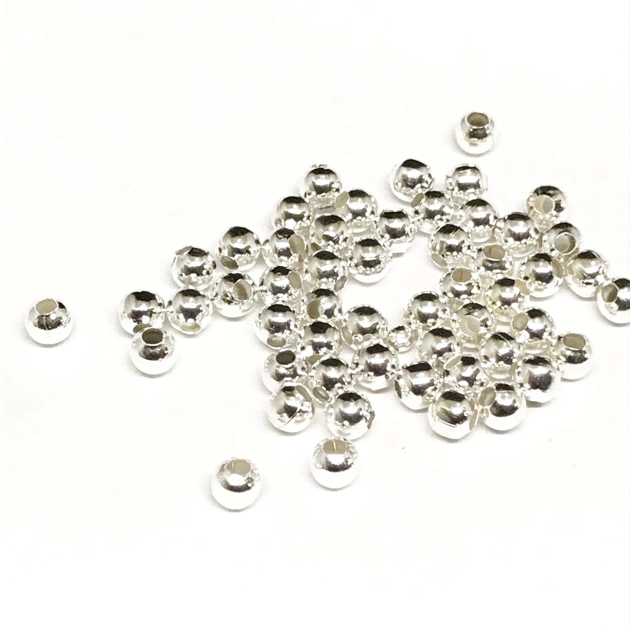 SEPARADOR BOLITA | BAÑADO EN PLATA | BASE COBRE